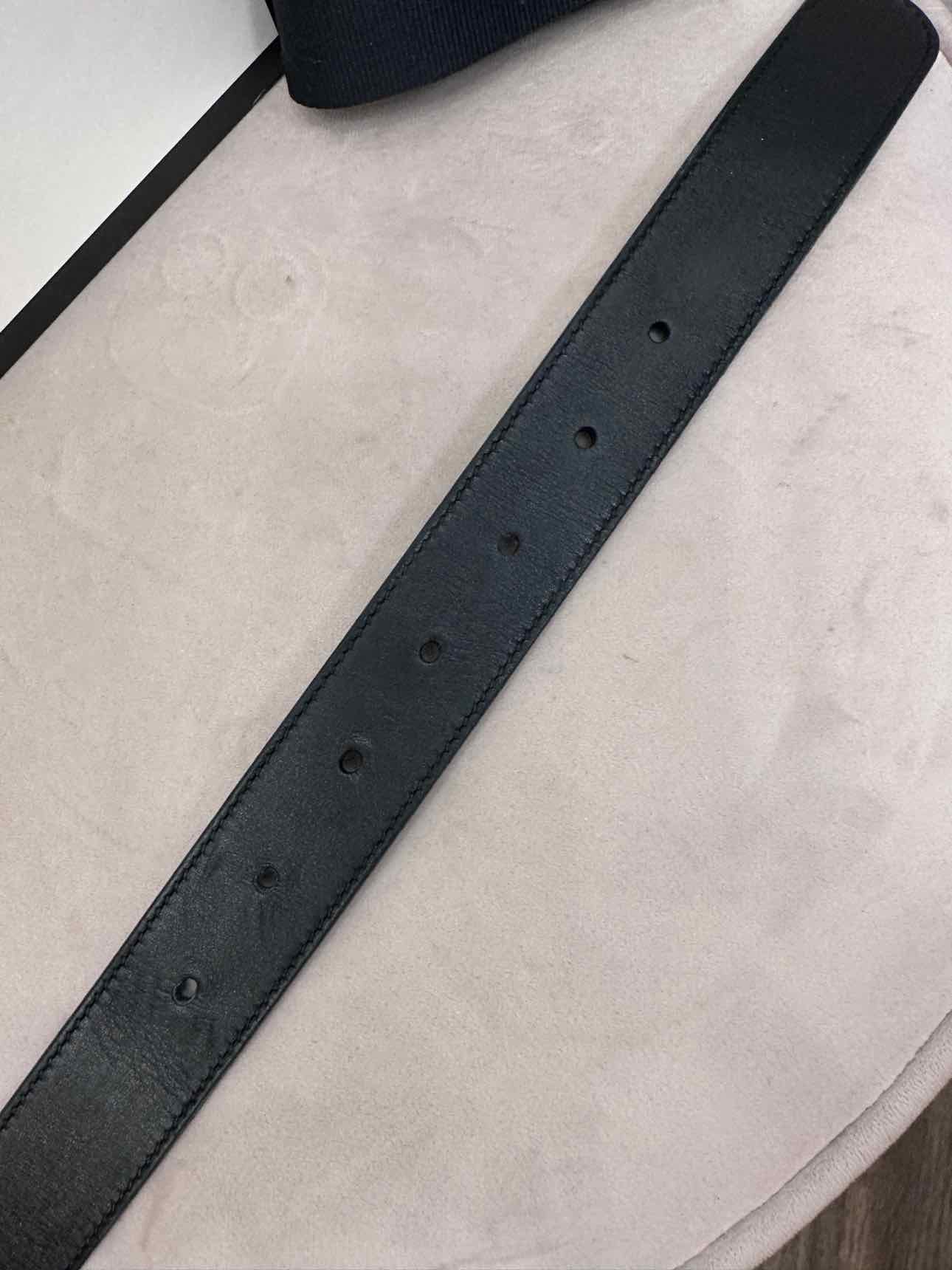 Gucci Size 34 Black Marmont 1" wide Belt