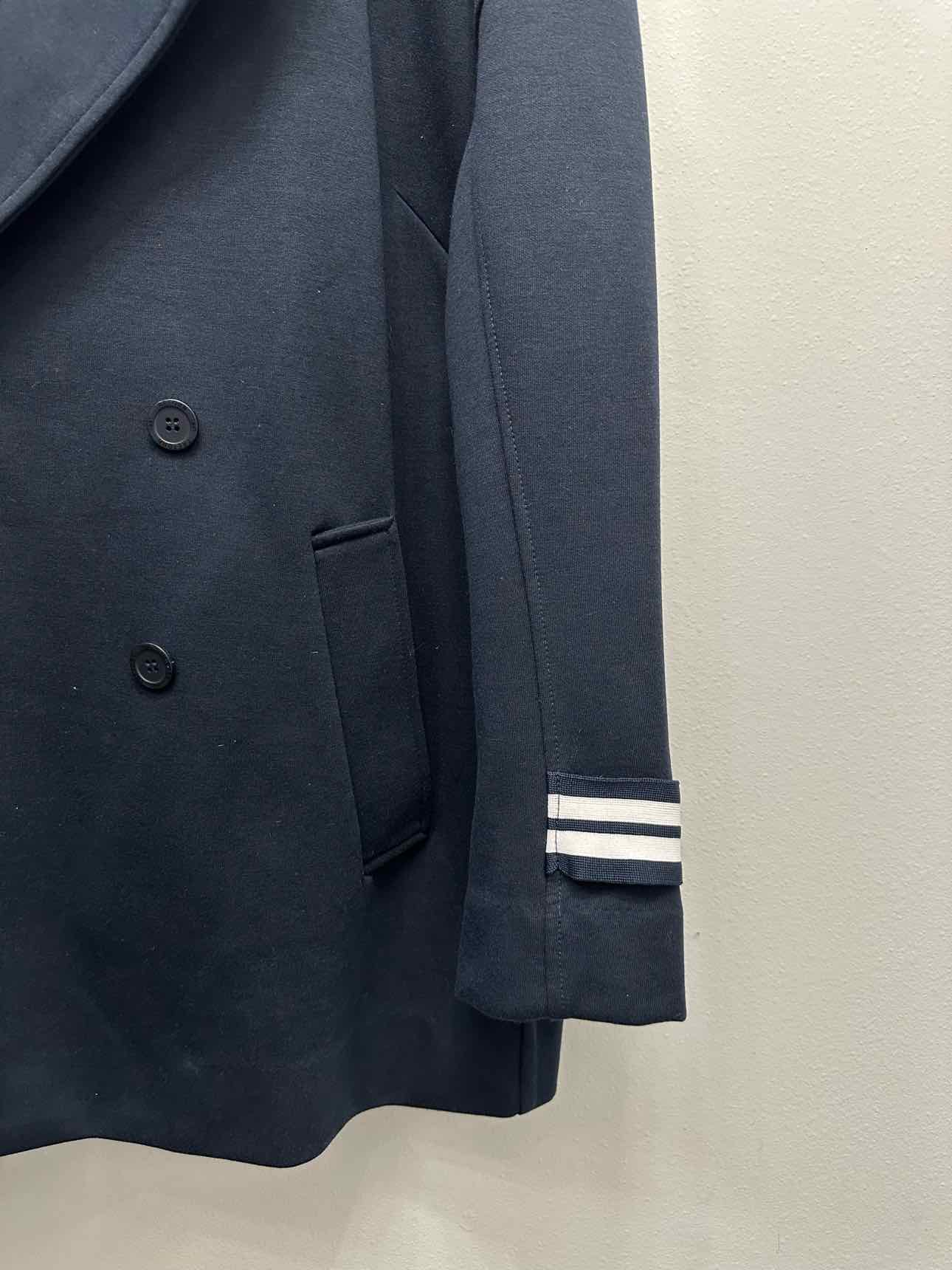 Tretorn NEW NWT Button Down Blazer Stripe Decor Size Large Navy Jacket