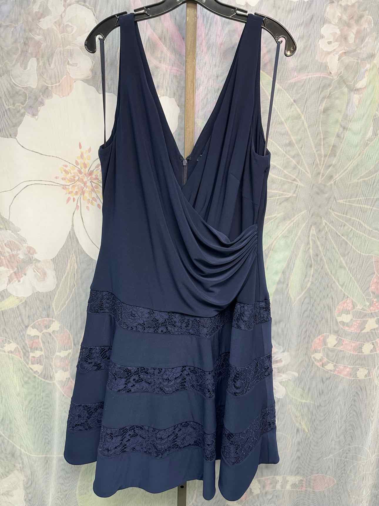 Lauren Ralph Lauren Size 18 Navy Dress
