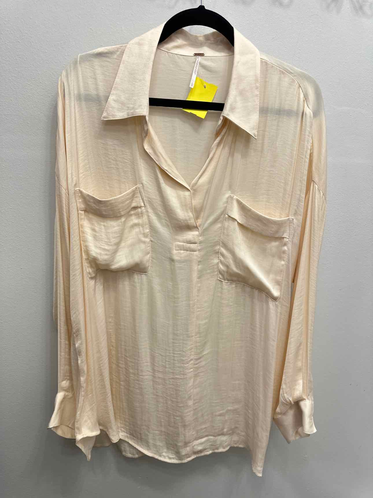 Free People Size Large Tan Top