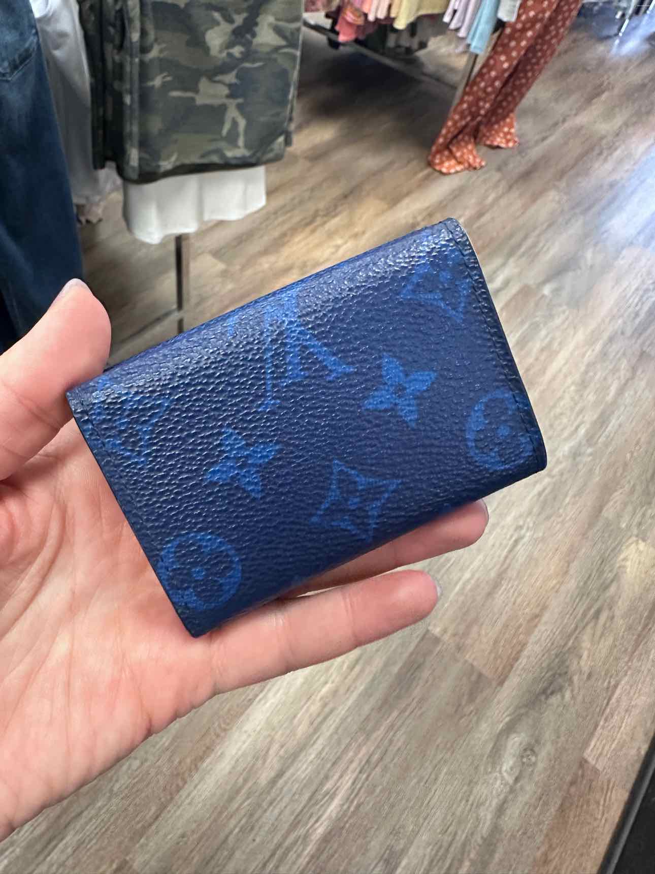 Louis Vuitton Size XS Discovery Compact Blue Tiagarama Trifold Wallet