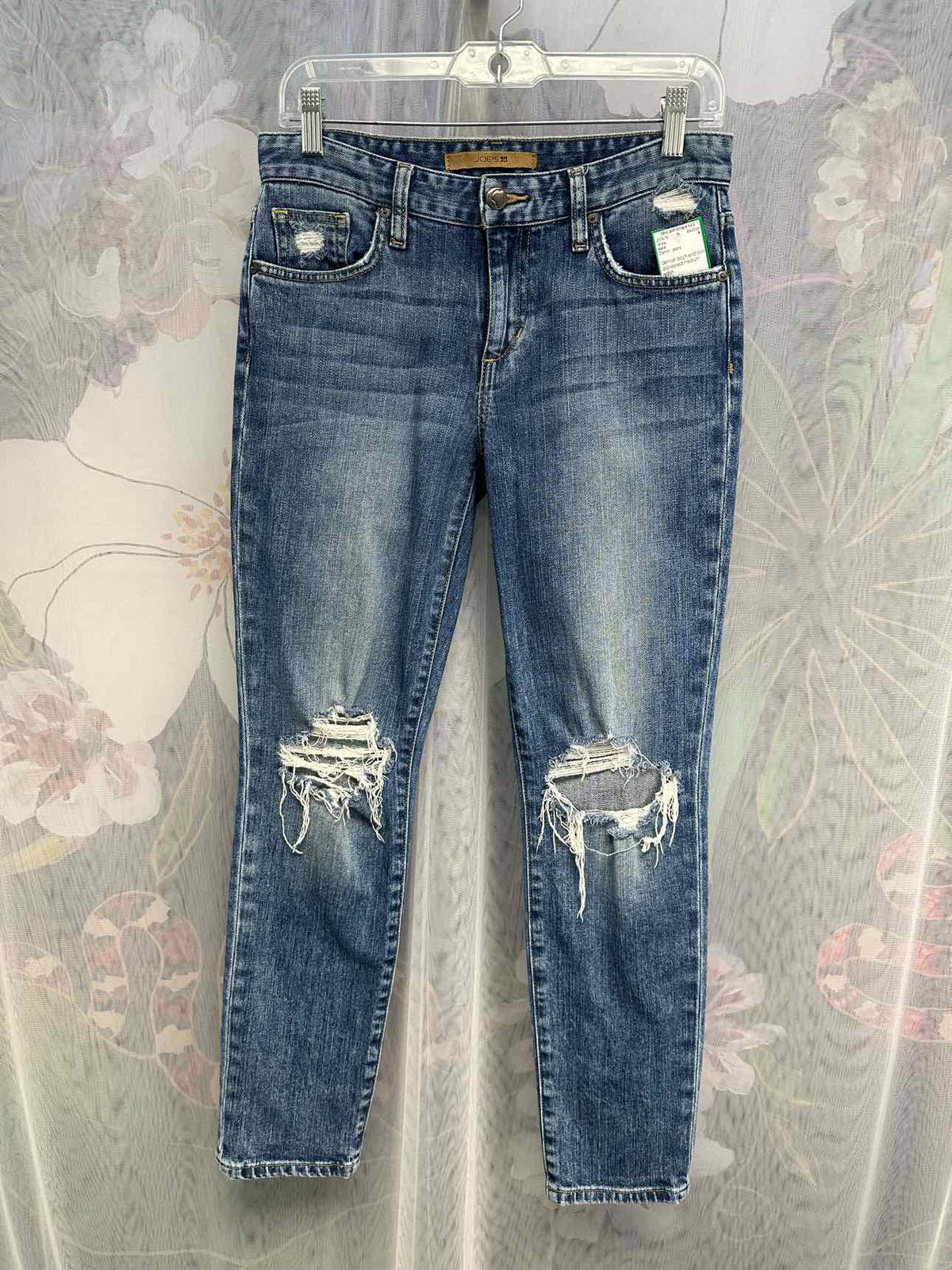 joe's Denise Boyfriend Slim Distressed Medium Wash Size 25 Denim Jeans