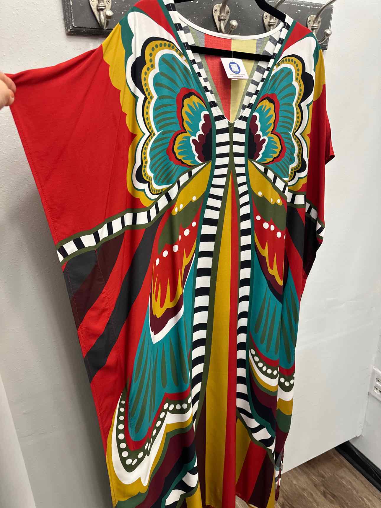 Kaftan Dress V-Neck Swimsuit Beach Cover Up Mumu MuuMuu Dress