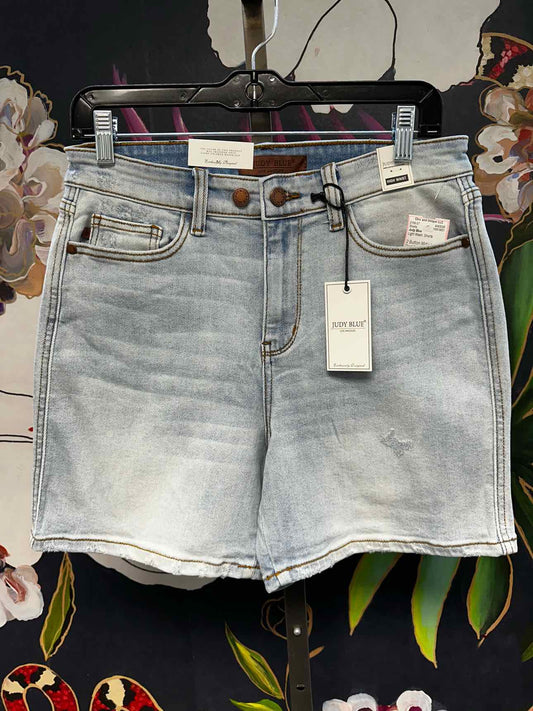 Judy Blue 2 Button Mid-Length Dad Shorts