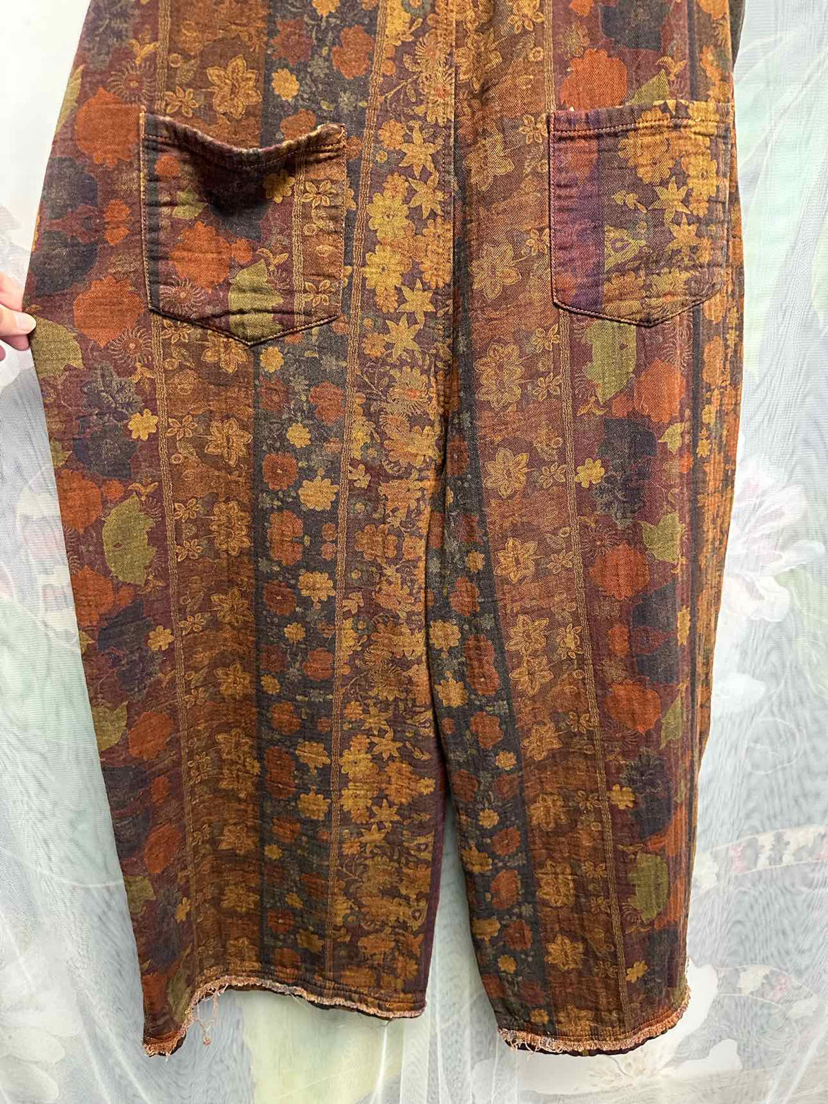 Easel Size Large Brown Overalls