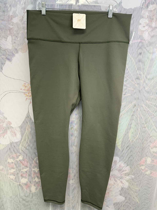 Fabletics NEW NWT Define Legging High Waist Stretch Size 1X Olive Pants