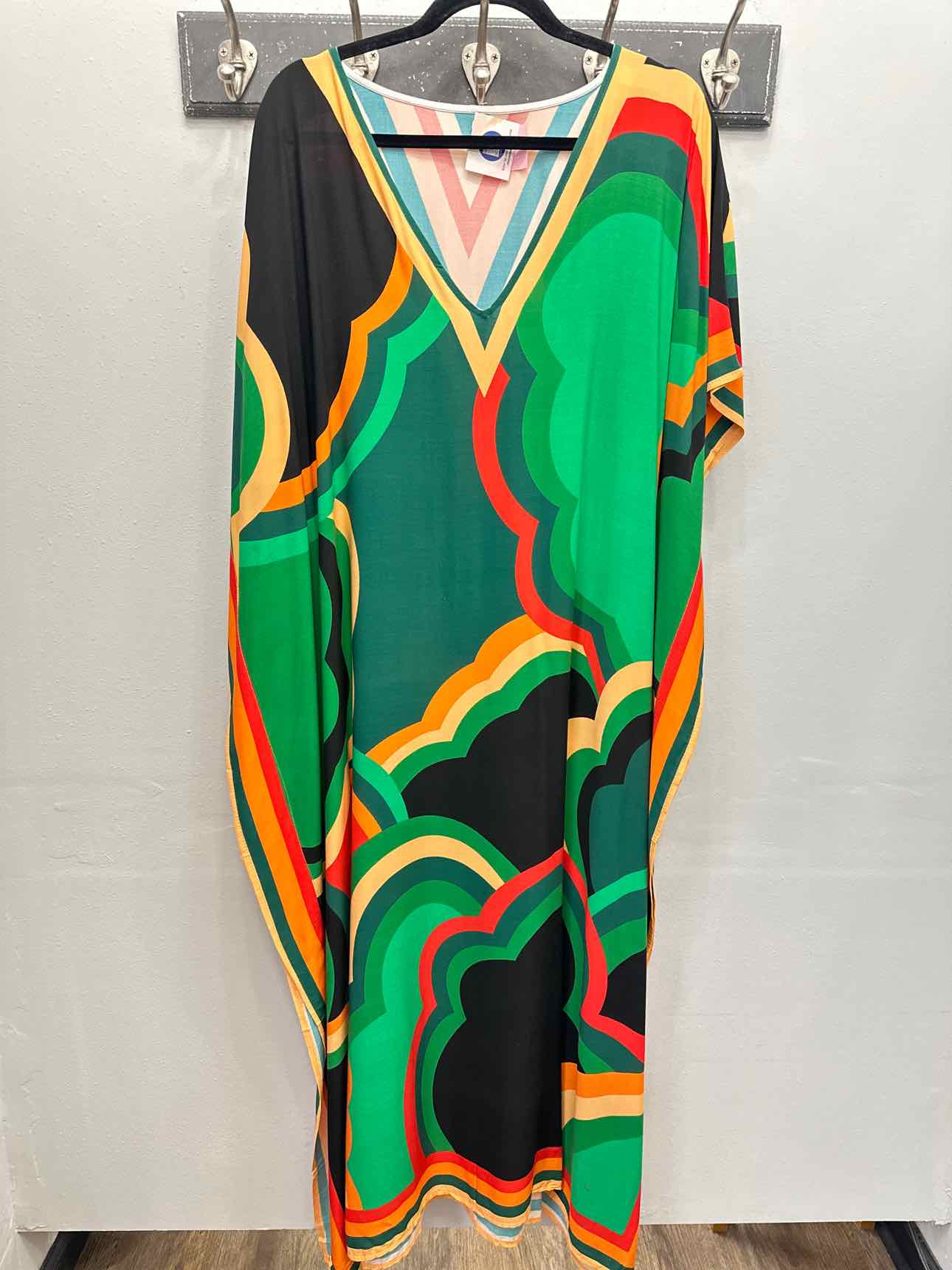 Kaftan Dress V-Neck Swimsuit Beach Cover Up Mumu MuuMuu Dress