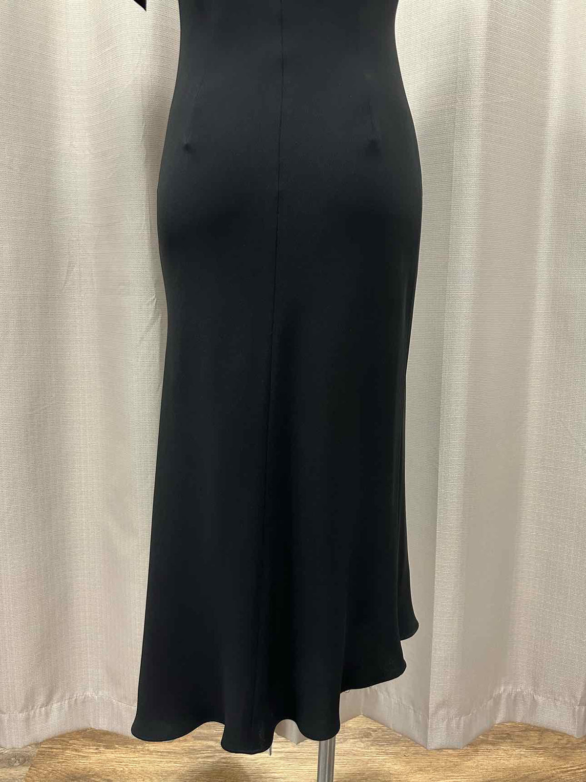 Jones New York NEW NWT Rhinestone Floral Halter Maxi Mermaid Size 8 Black Dress