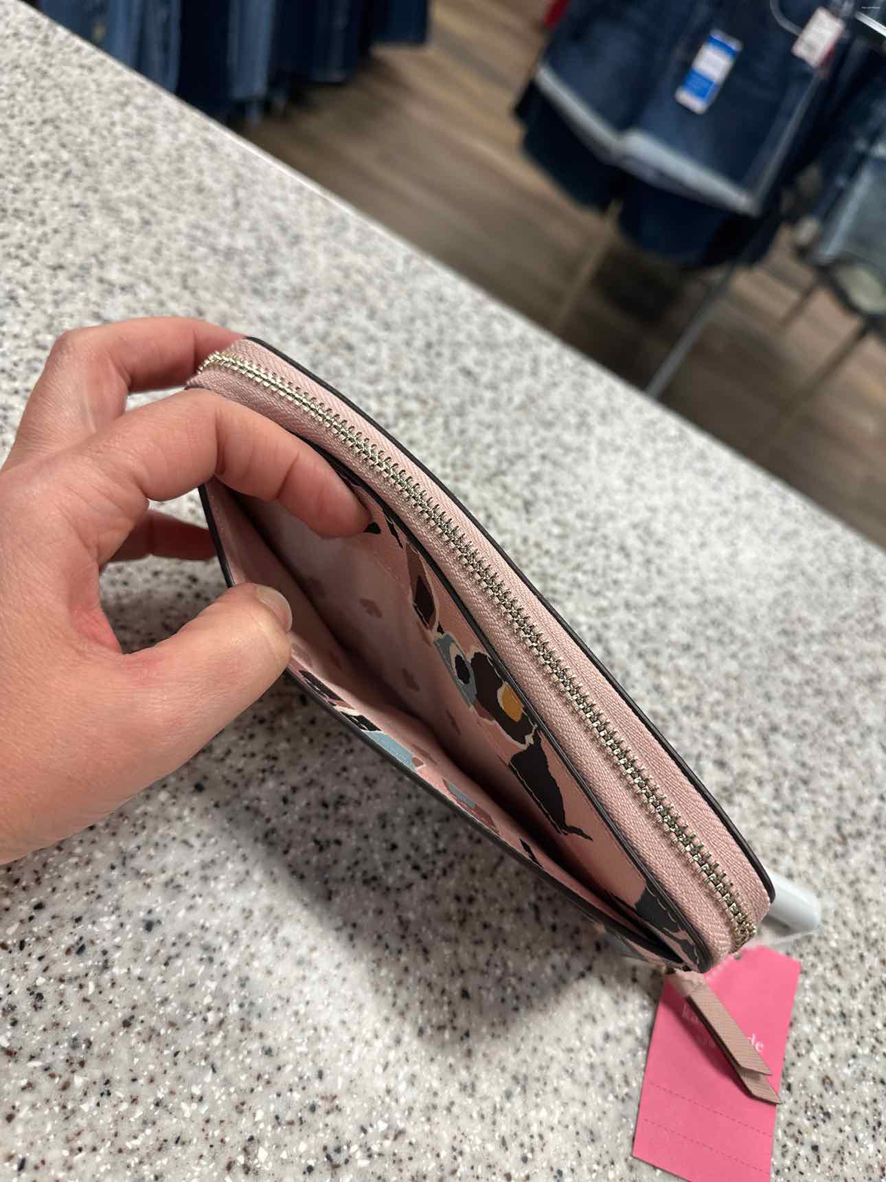 Kate Spade Size Large Pink/Aqua Wallet
