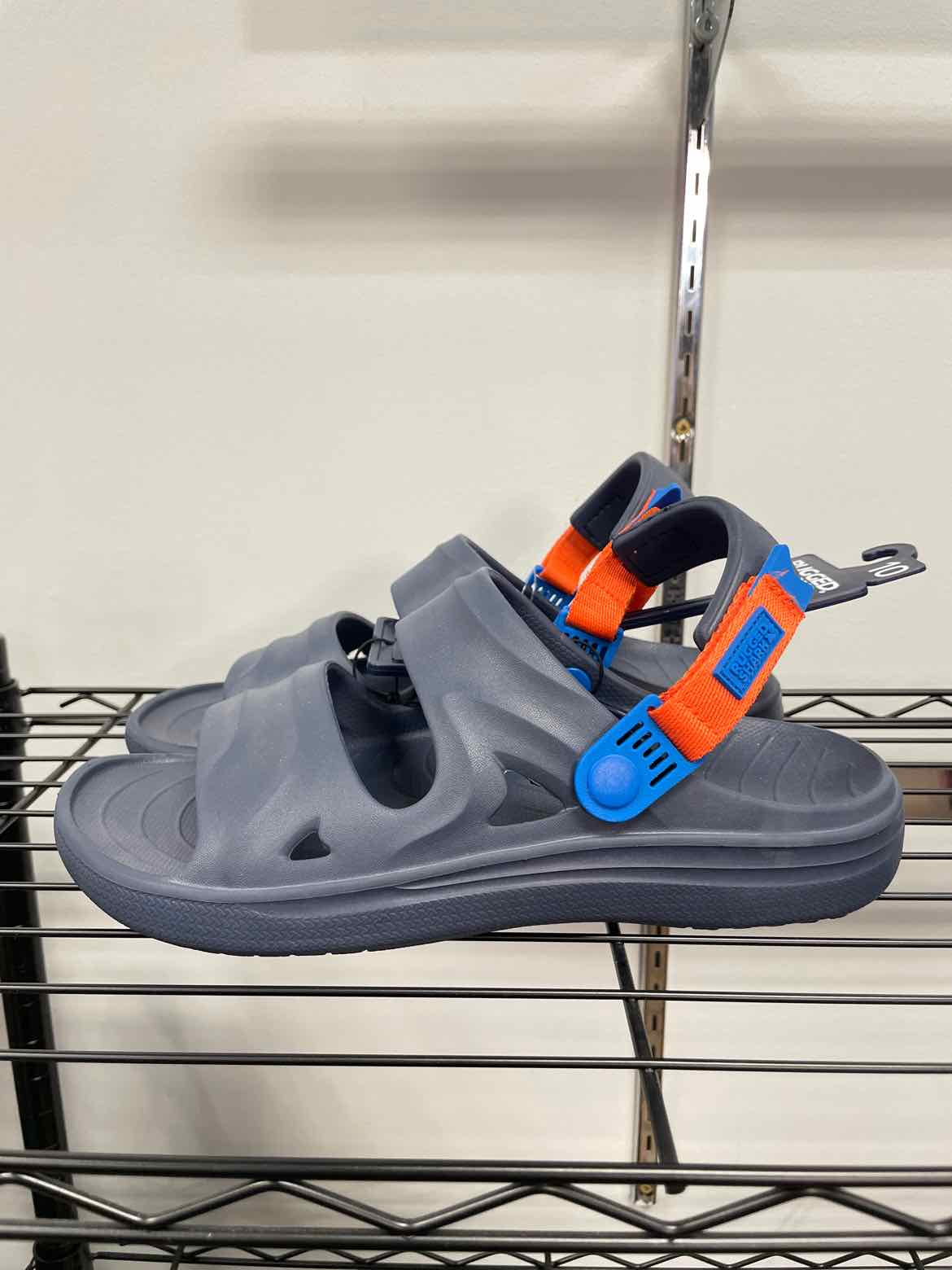Rugged Shark Size 10 Navy sandal
