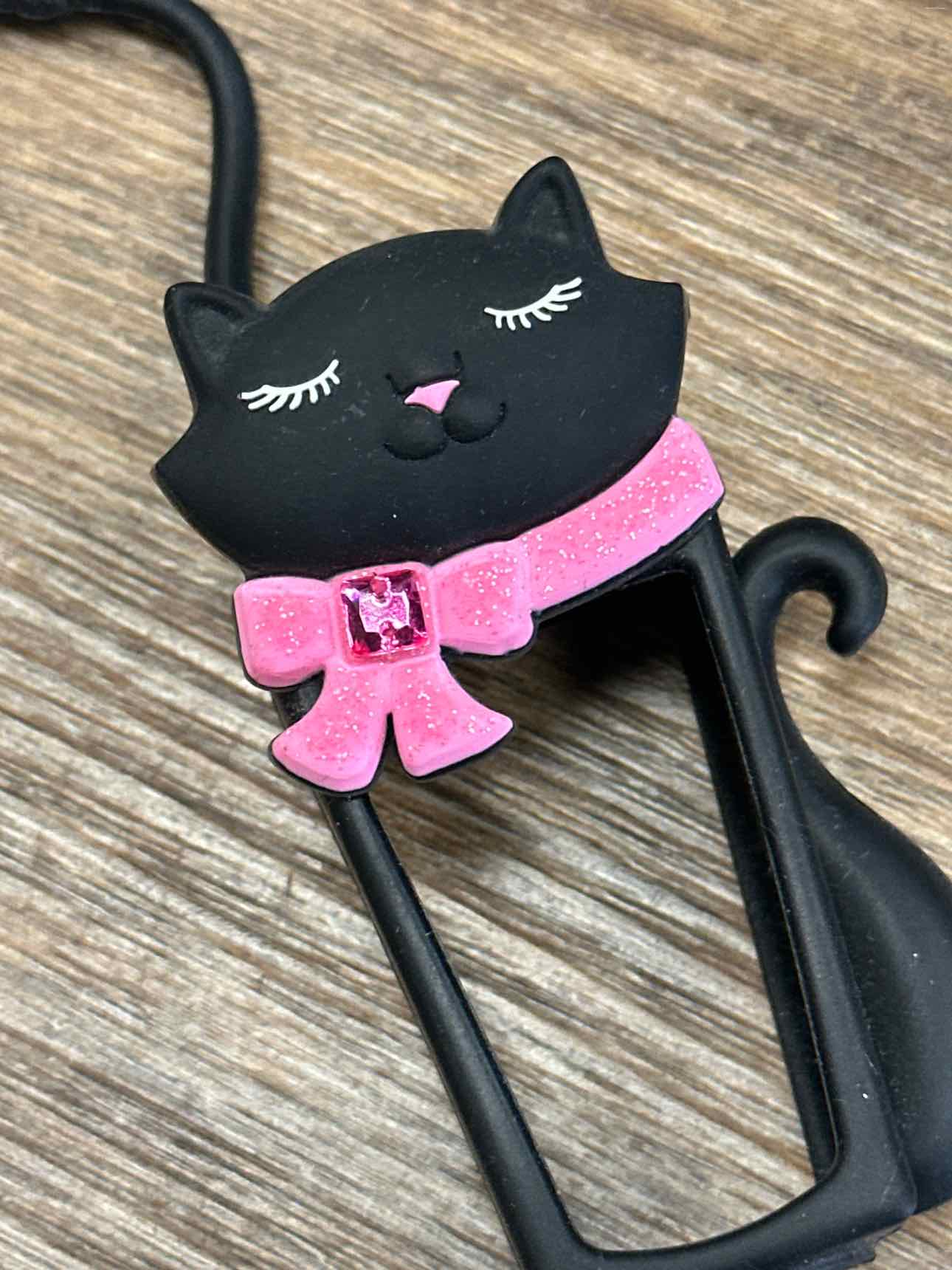 Bath & Body Works Black Cat Pocket-back Bag Charm Key Chain