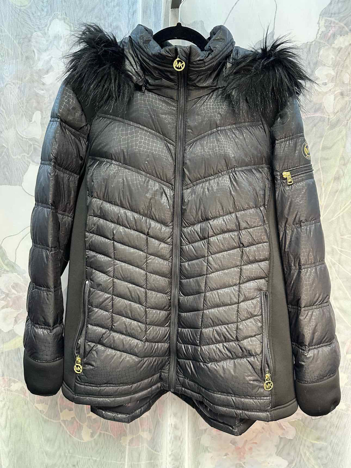MICHAEL KORS Size 2X Black Coat