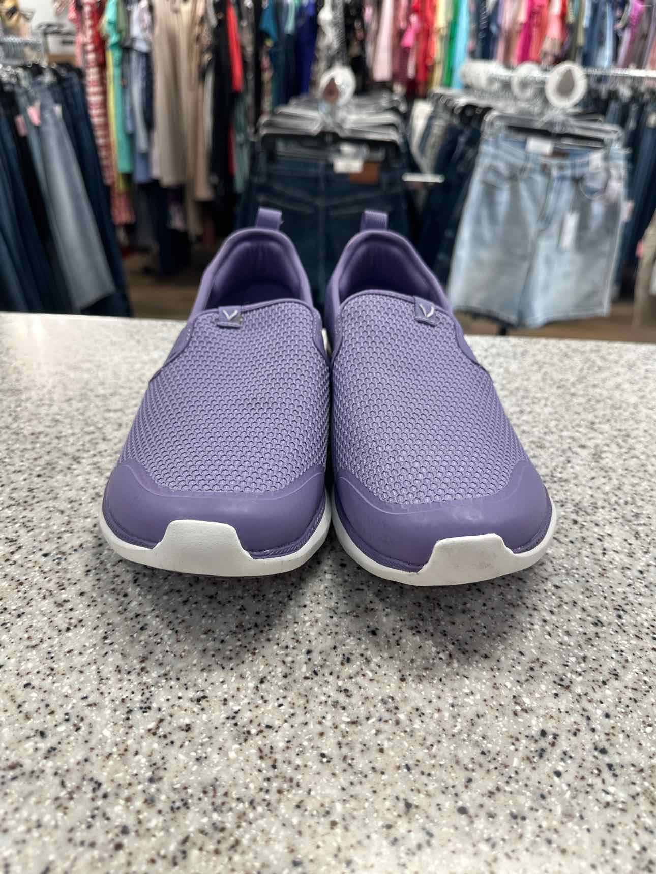 Vionic Size 10 Wide Mesh Julianna Slip On Lavender Sneakers Shoes