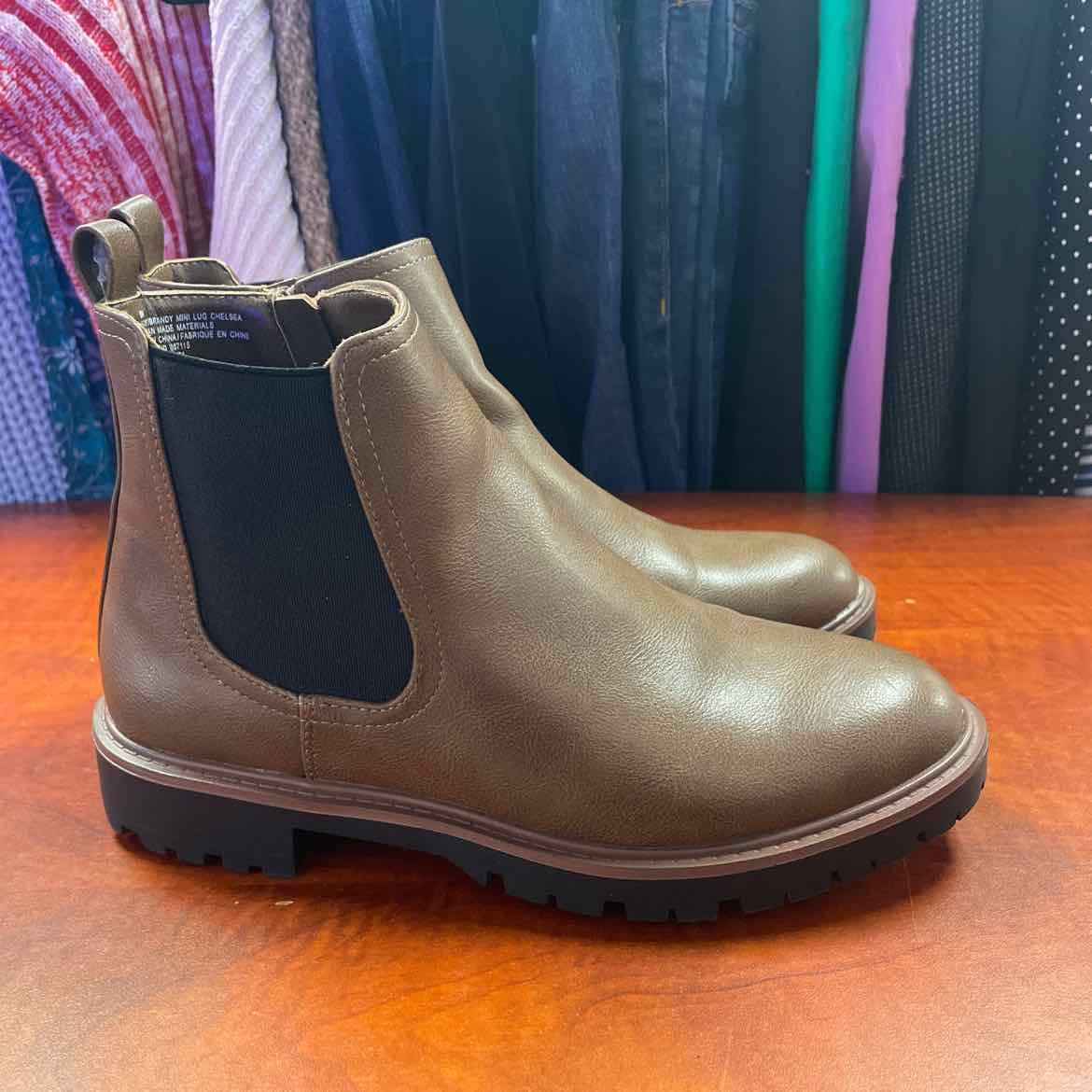 Maurices Women's Brown Chelsea Ankle Boots Size 8