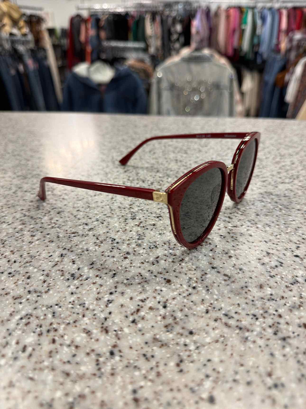 Anea Hill Montana Red Cat Eye Sunglasses