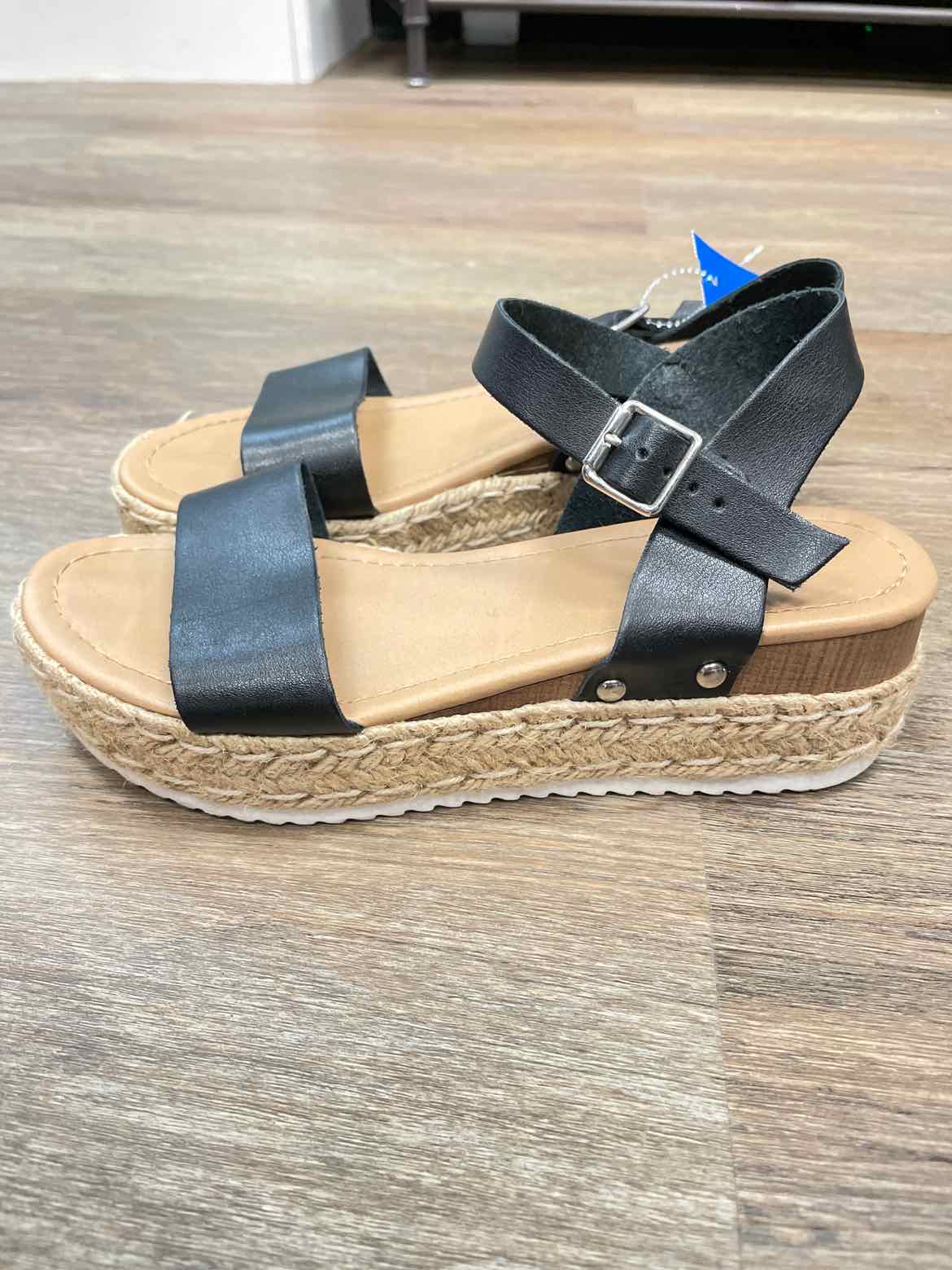 Soda Size 7.5 Black Shoes