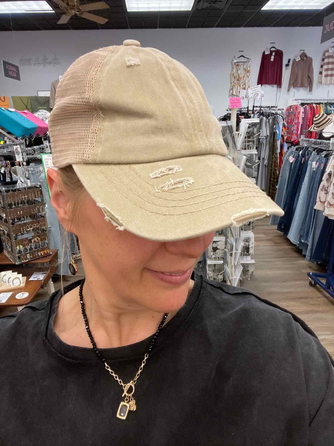 CC Size One Size Tan Hat