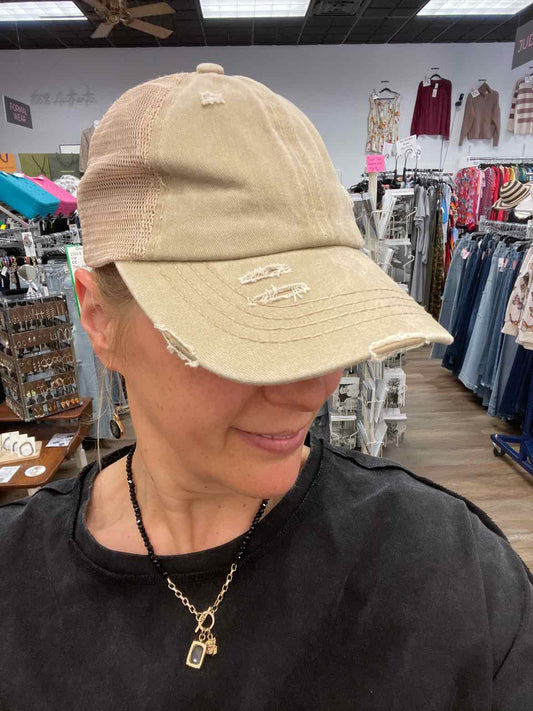 CC Size One Size Tan Hat