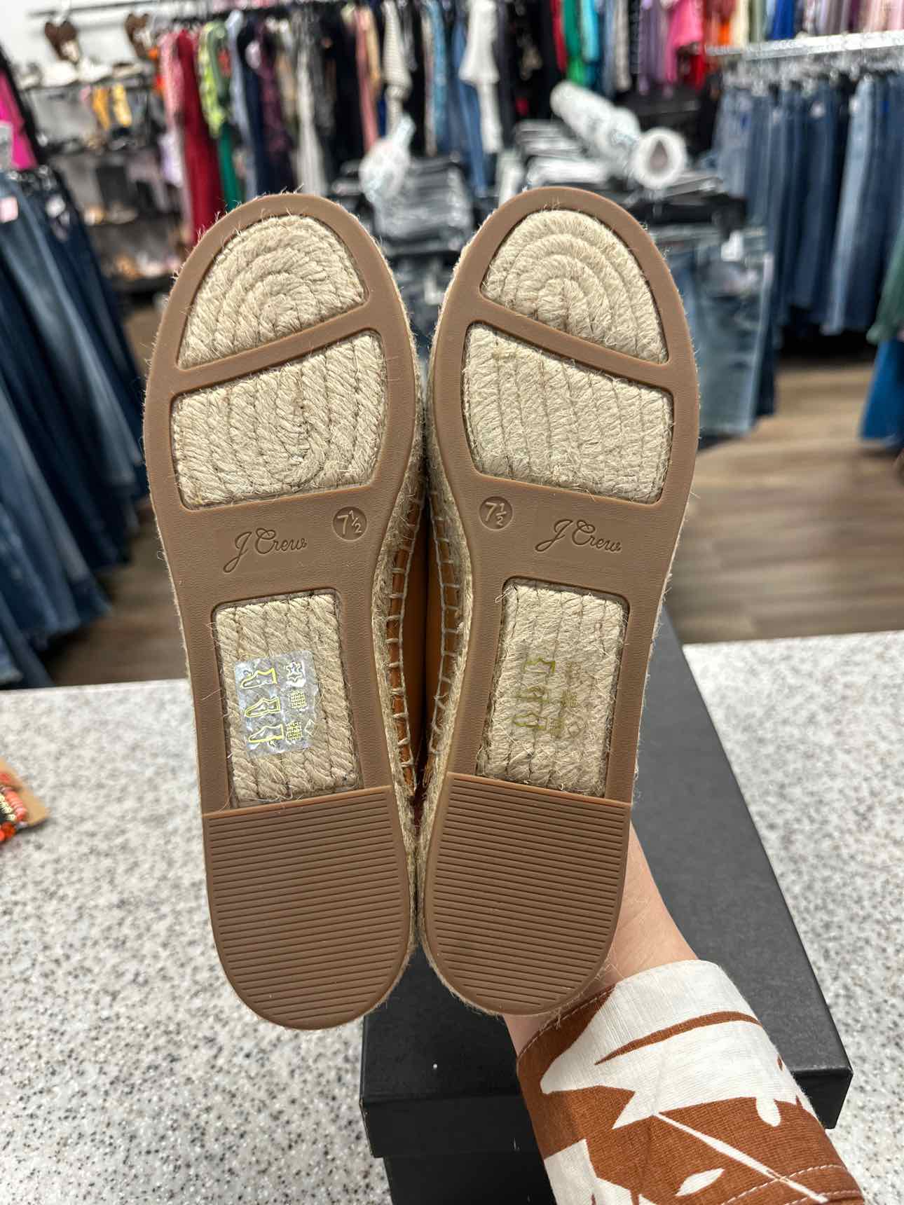 J. Crew Size 7 1/2 Toasted Wheat Shoes