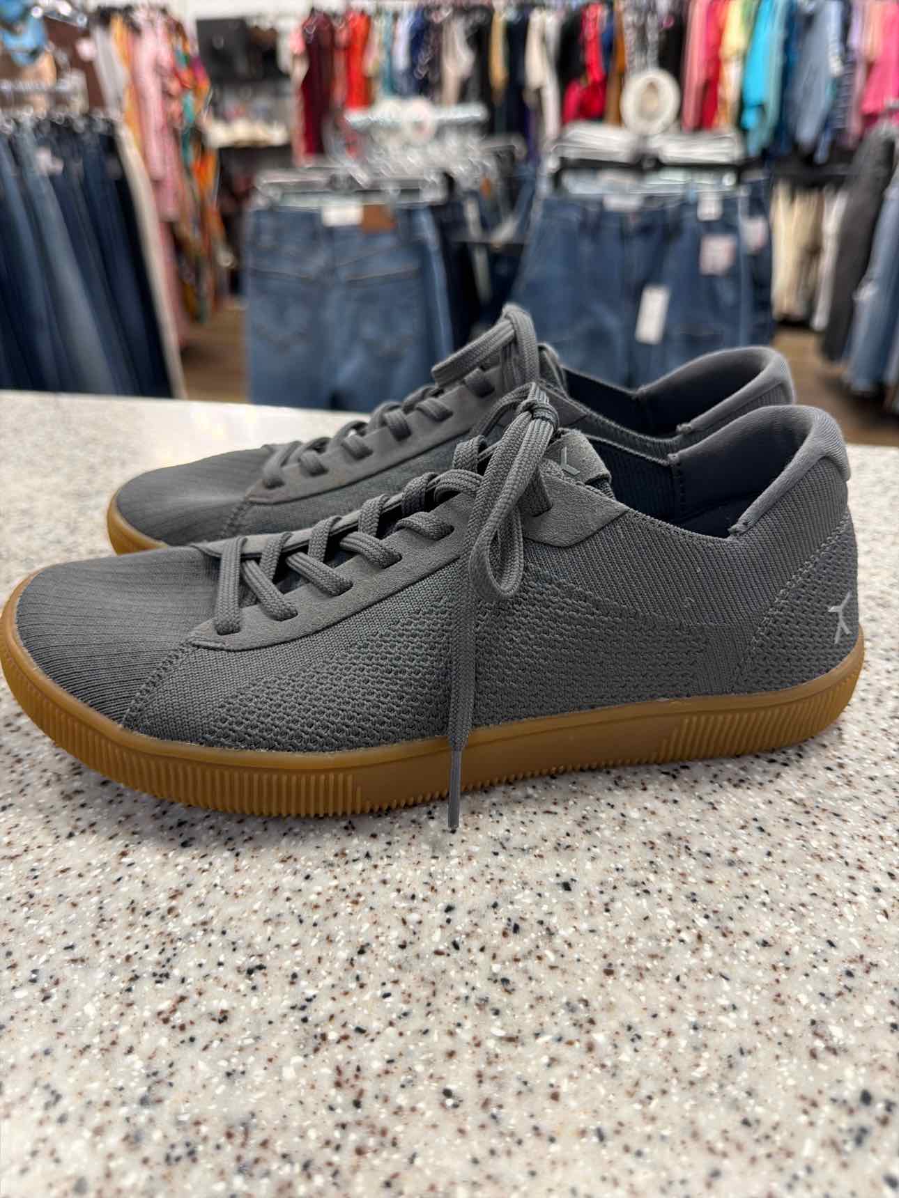 Flux Size 7.5 Grey Adapt Knit Trainer Sneaker Shoes (NO INSOLES)