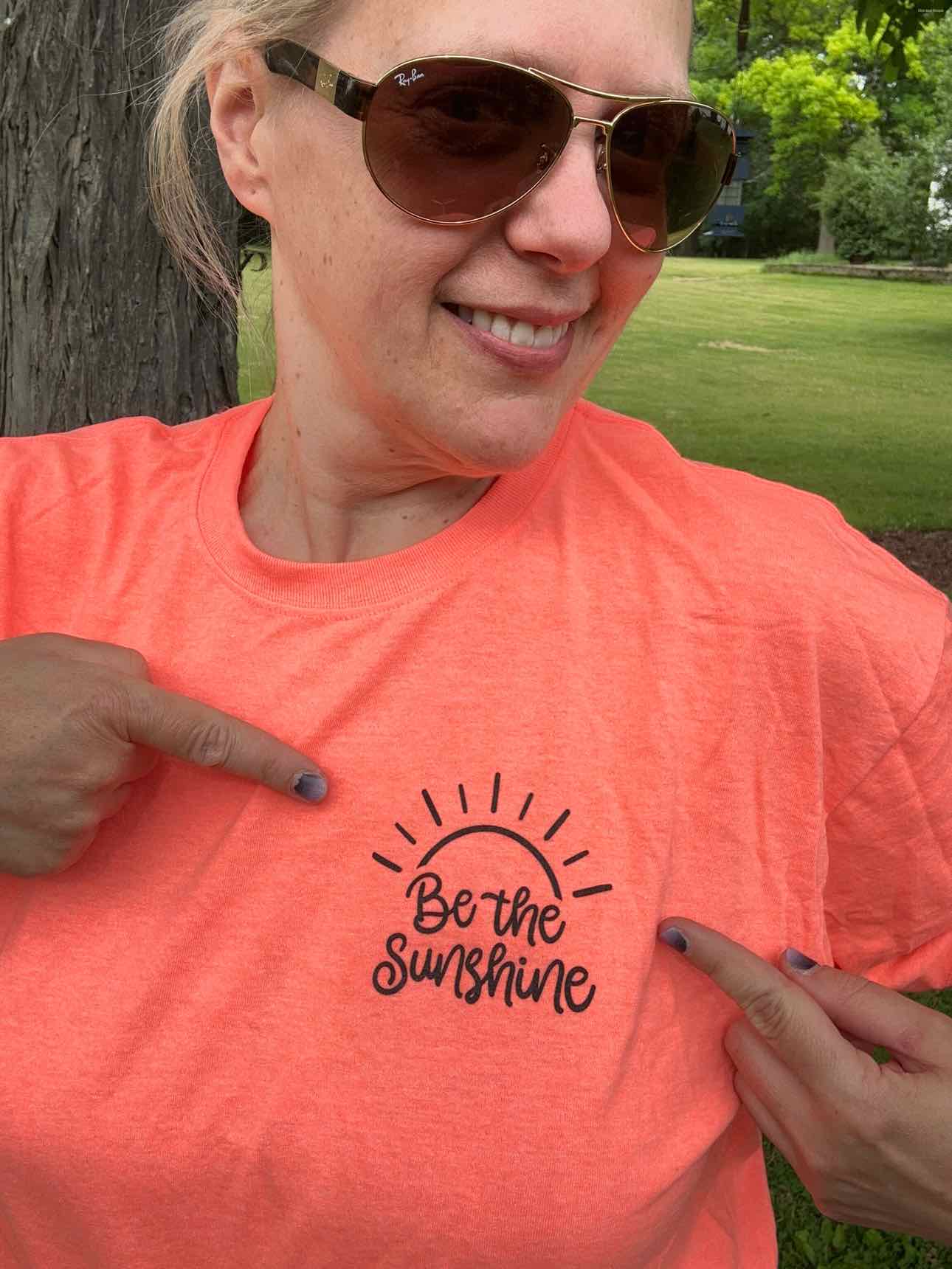 Be The Sunshine Graphic Tee Tshirt