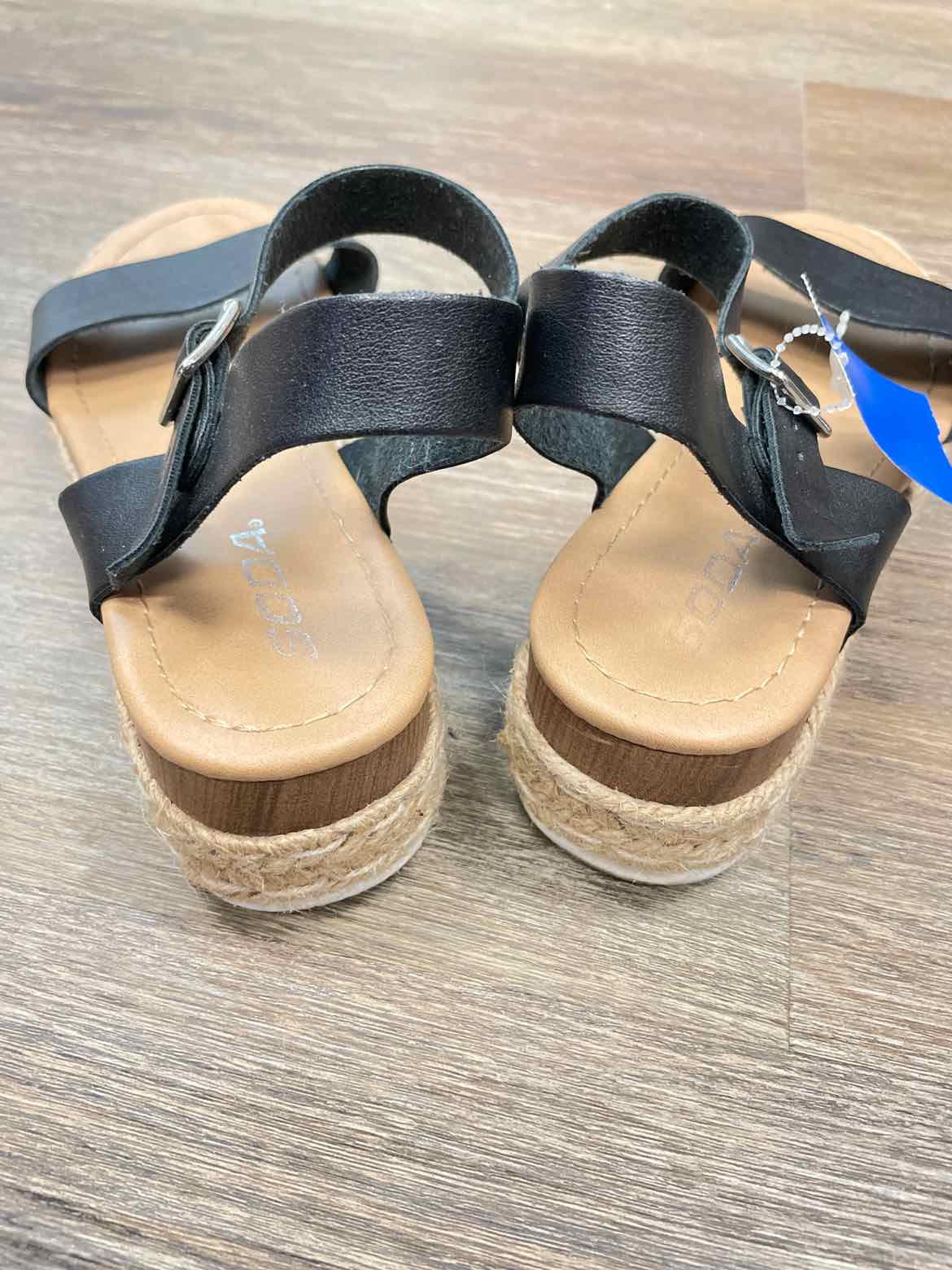 Soda Size 7.5 Black Shoes
