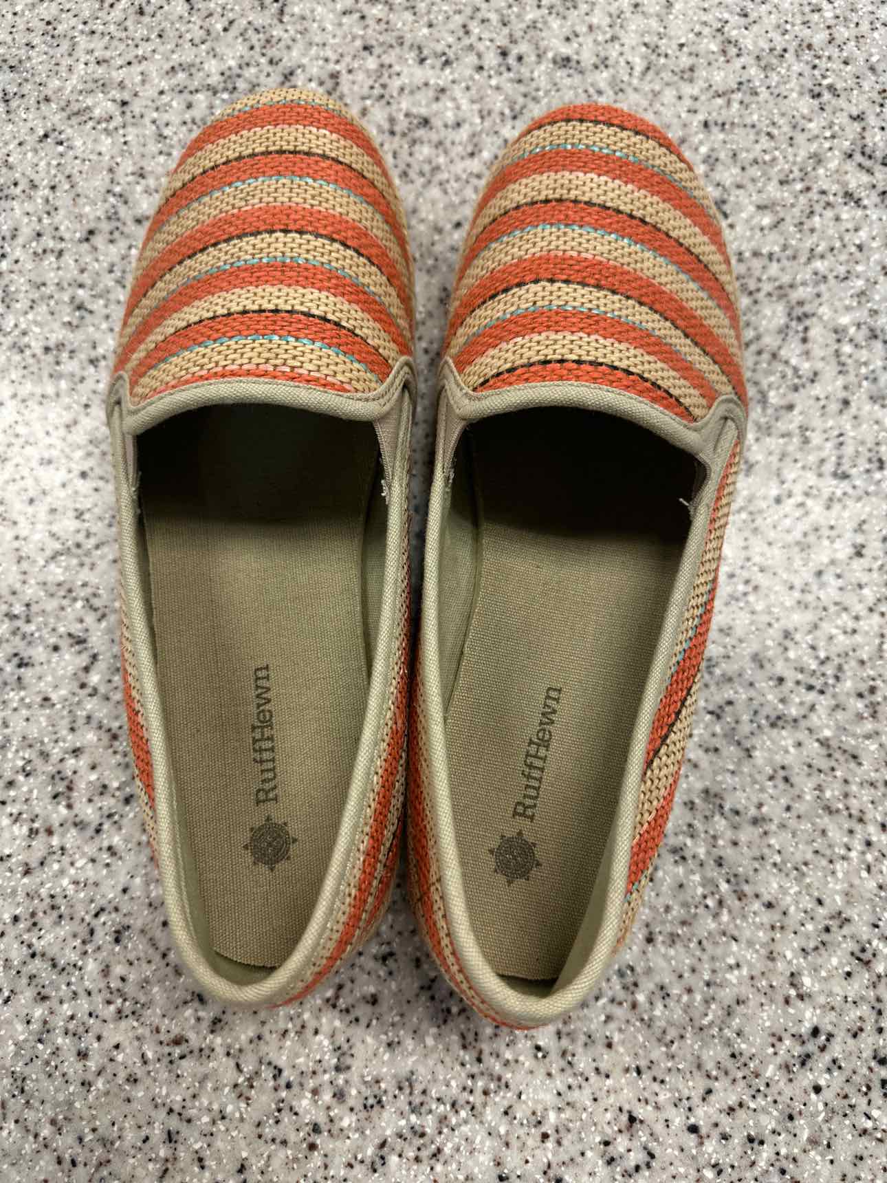 RuffHewn Size 7 1/2 Orange/Tan Shoes