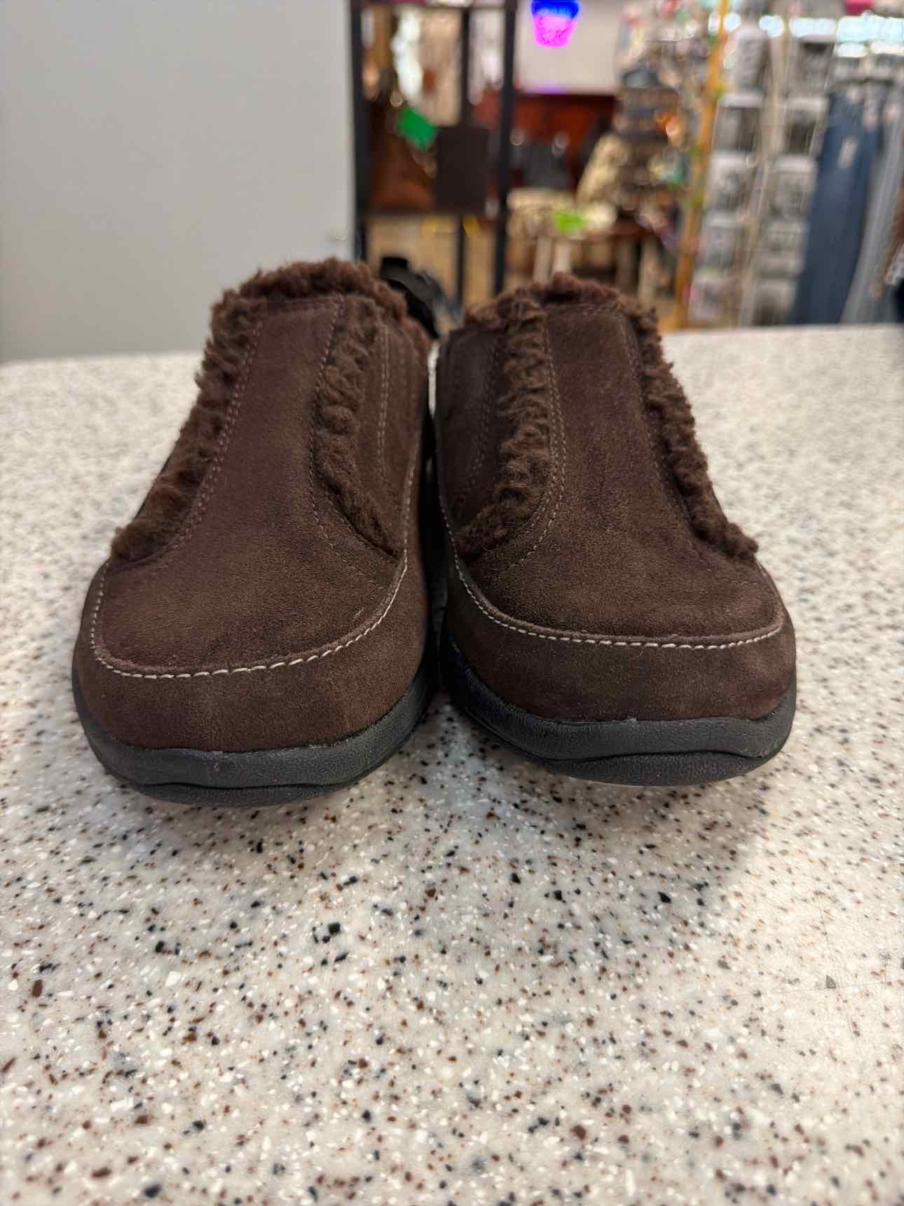 Ryka Size 7.5W Slip-on clogs mules Dark Brown Shoes