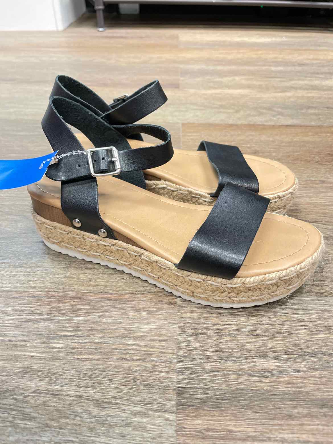 Soda Size 7.5 Black Shoes