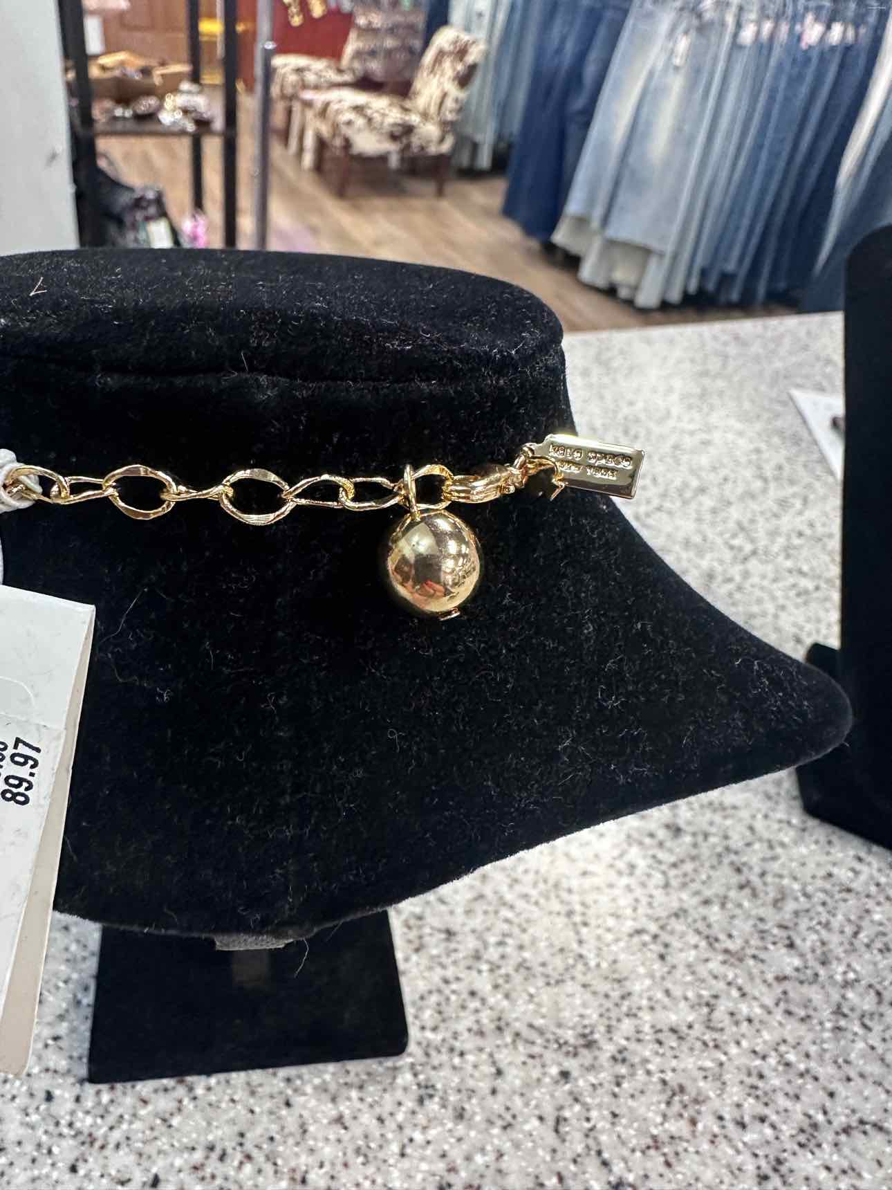Kate Spade Stepping Stone Collar Black Onyx Gems Black Necklace NWT