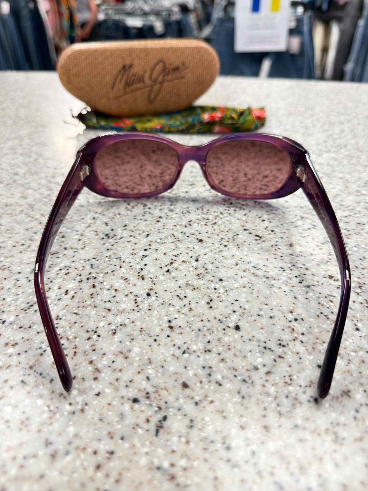 Maui Jim Woman's Purple Lilikoi MJ258 28A L140 Sunglasses with Case