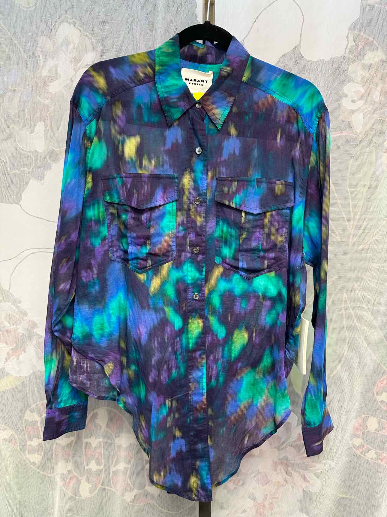 Marant Etoile Size 34/2 Blue Top