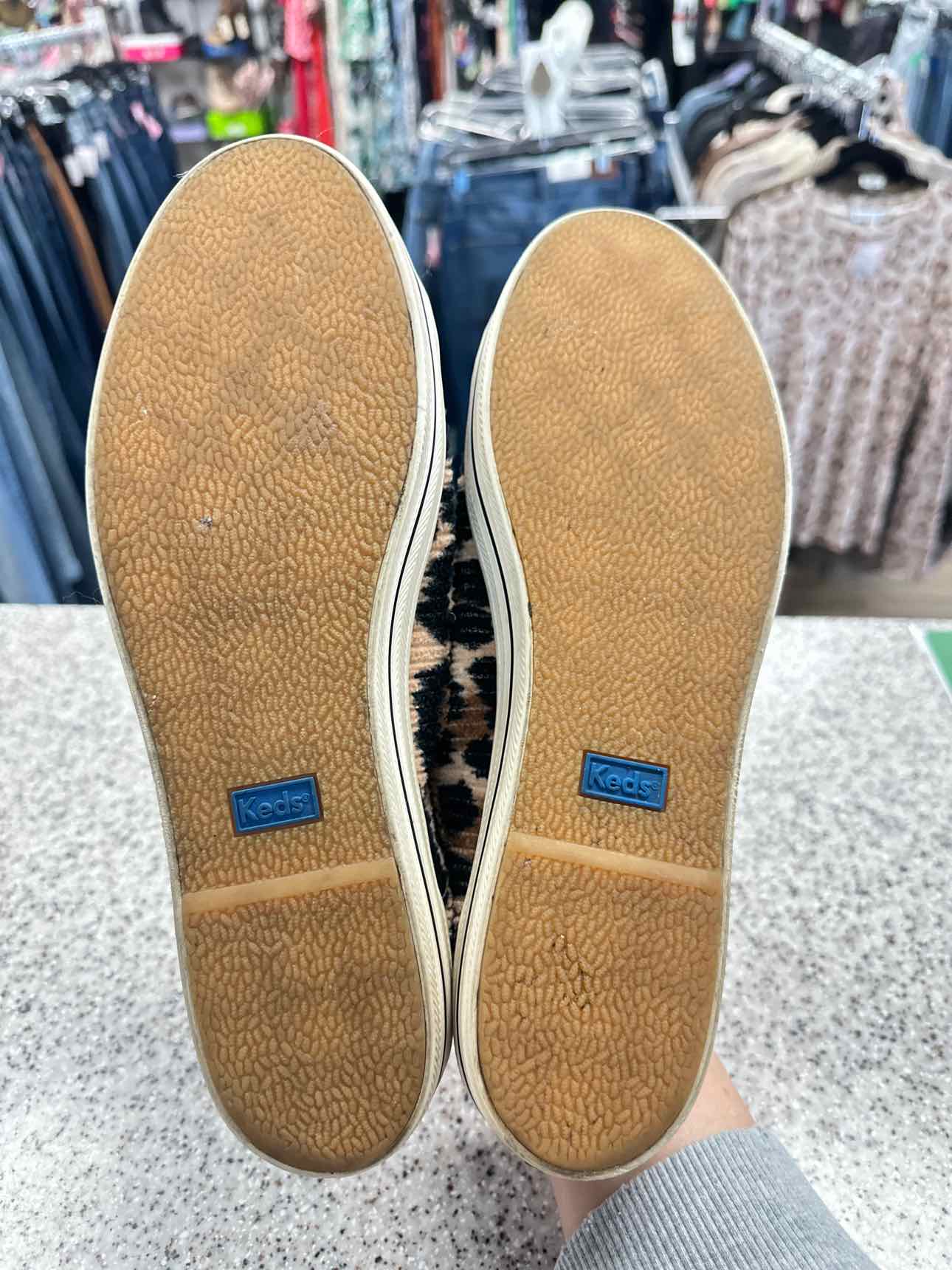 Keds for Kate Spade Size 10 Leopard Brown/Black Shoes