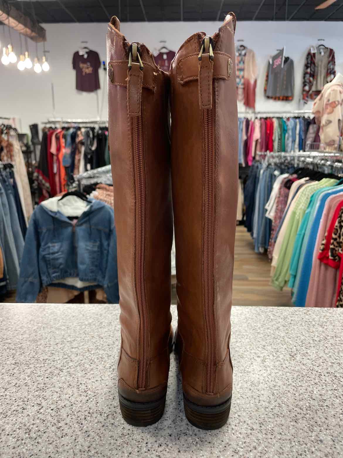 Sam Edelman Penny Leather Riding Boots Size 6 NEW