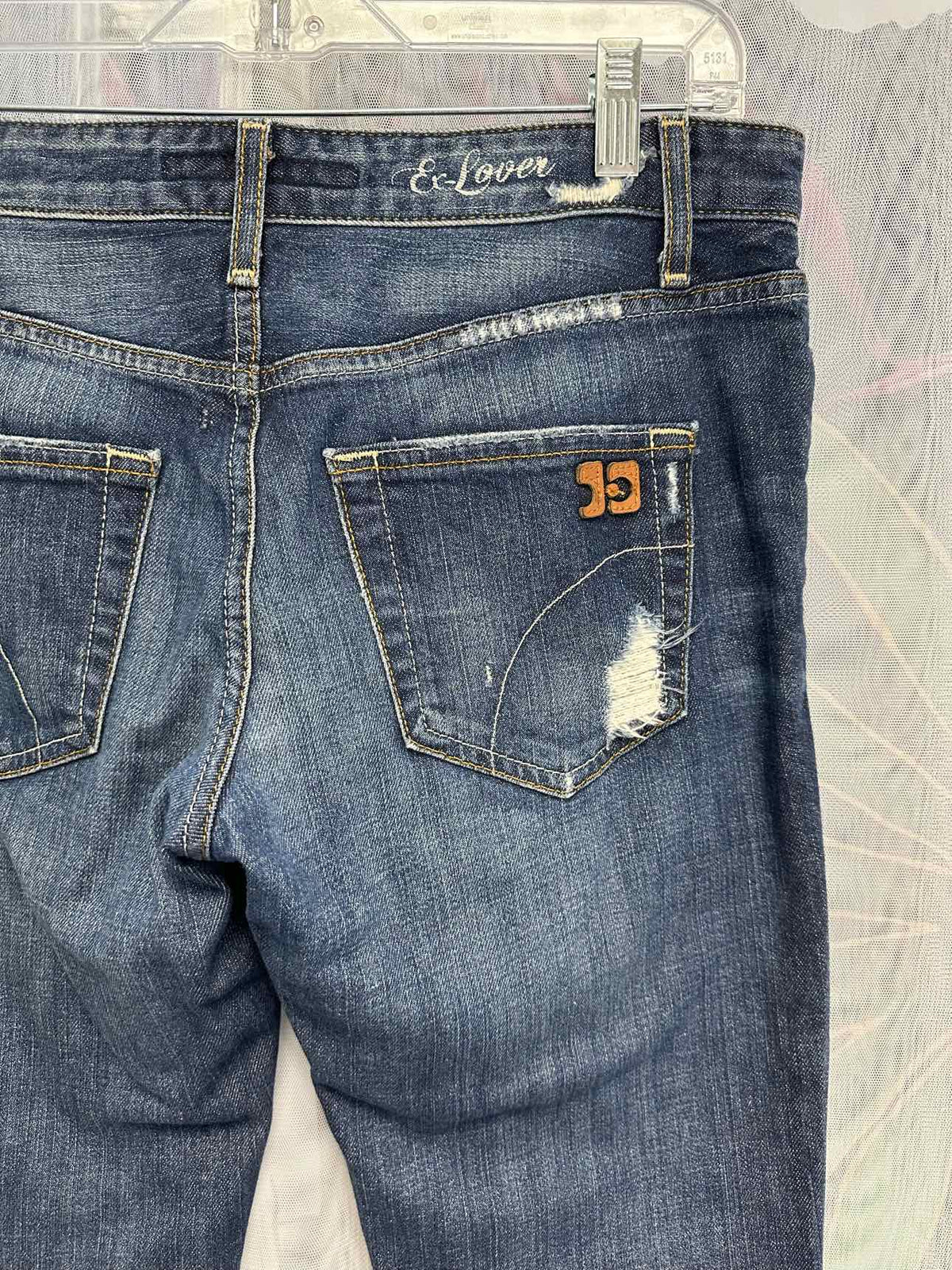joe's Cropped Ex Lover Gemma Wash Distressed Cuffed Size 25 Denim Jeans