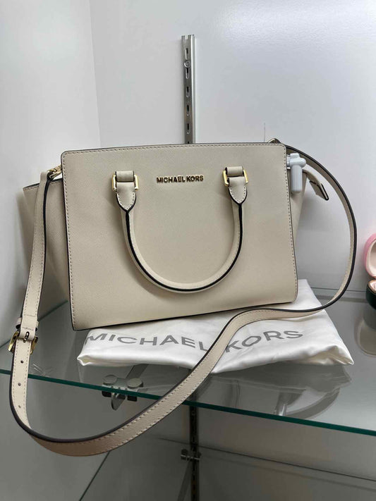 Michael Kors Selma Off-White Cream Handbag NEW NWT