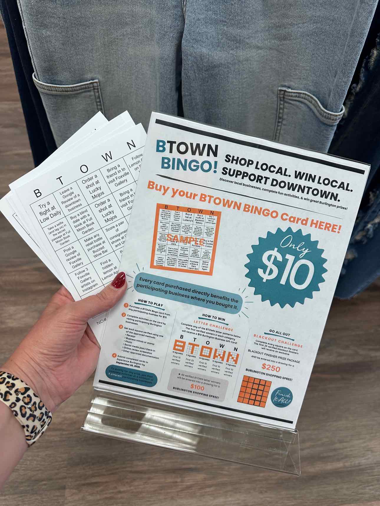 Btown BINGO Card