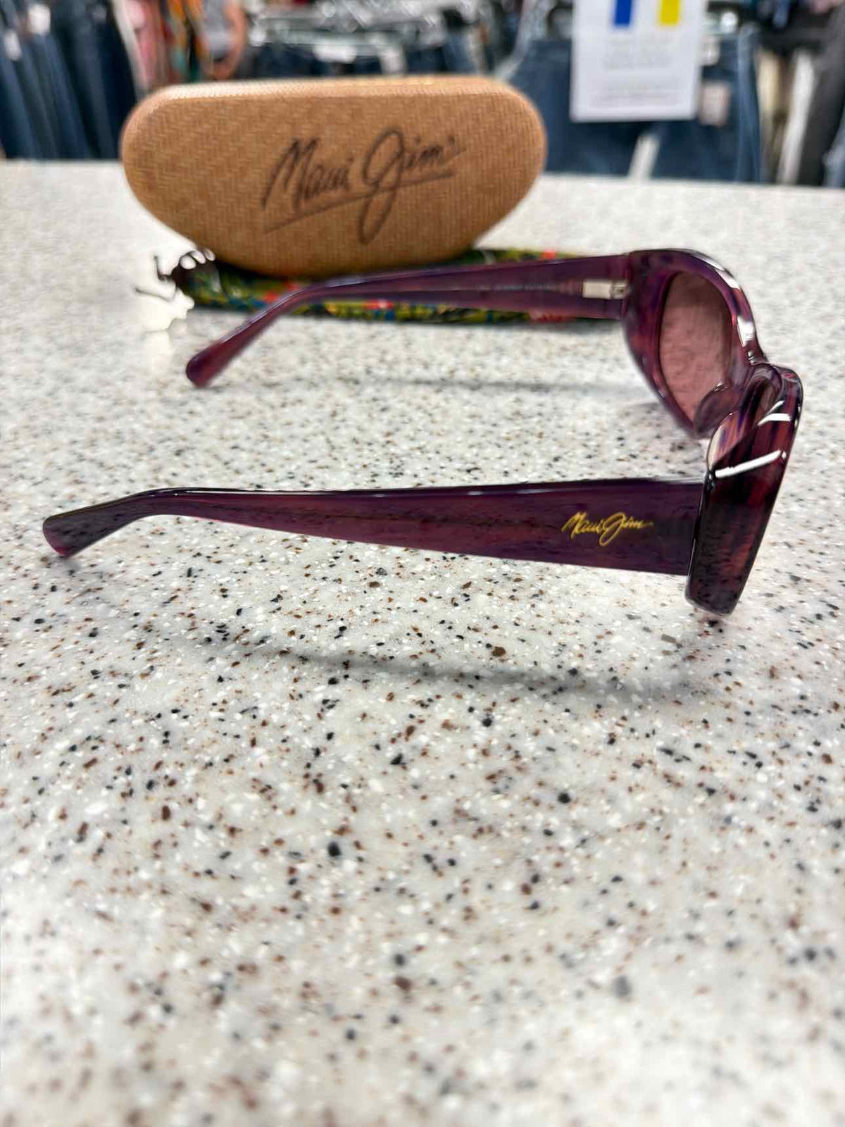 Maui Jim Woman's Purple Lilikoi MJ258 28A L140 Sunglasses with Case