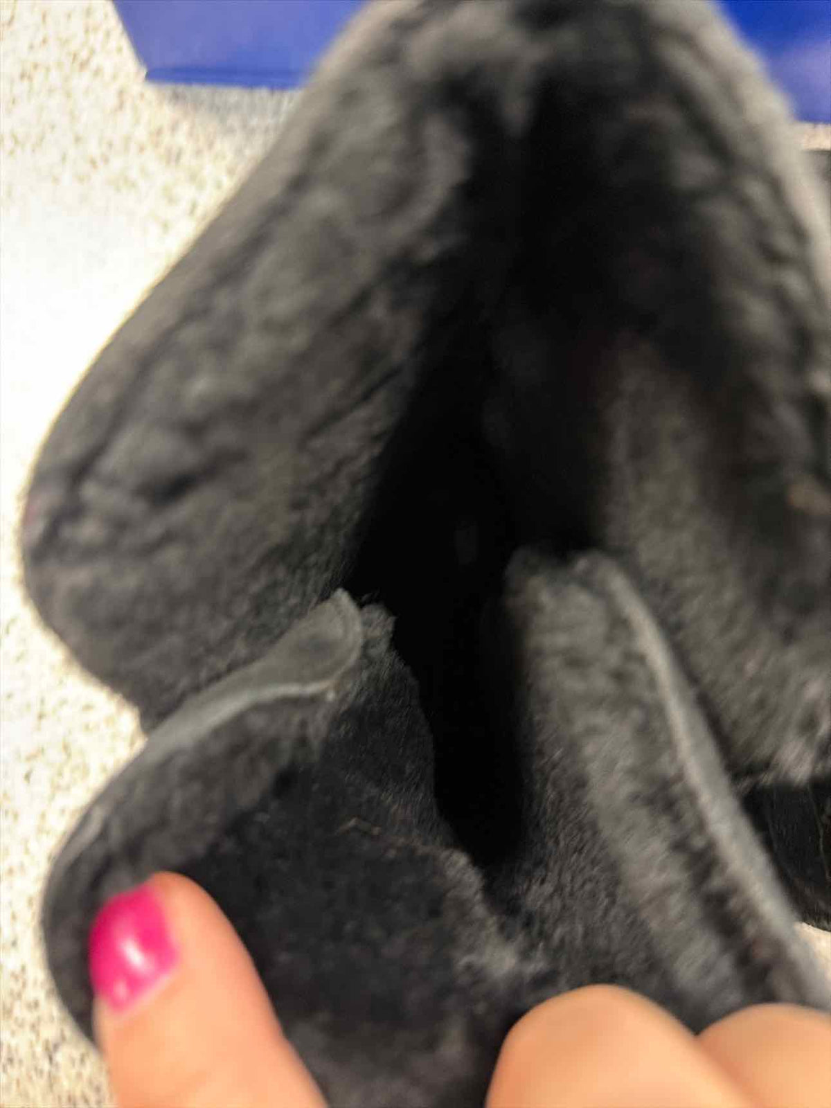 Birkenstock Uppsala Shearling Black Suede Leather Boots Size 8