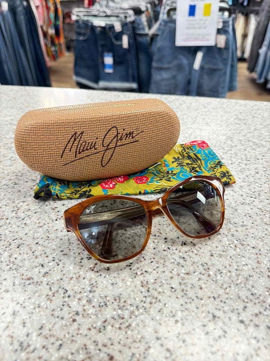 Maui Jim Woman's Kila MJ819-12E Brown Sunglasses with Case