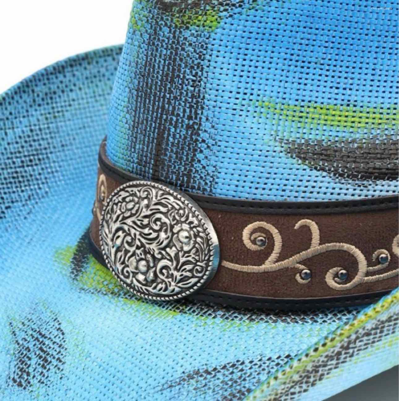 Snakeskin Print Cowboy Cowgirl Hat