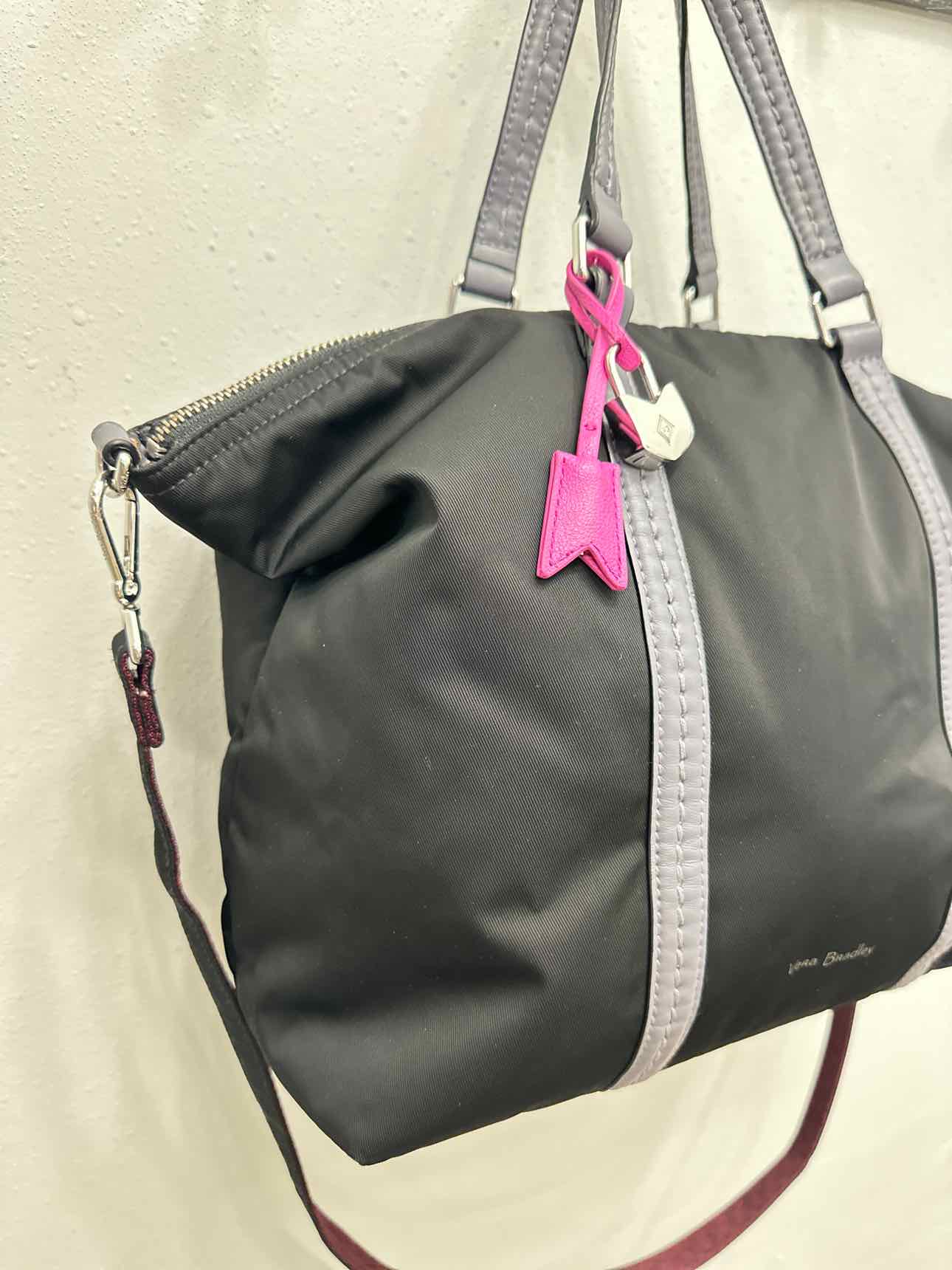 Vera Bradley Size Medium Black/Pink Handbags