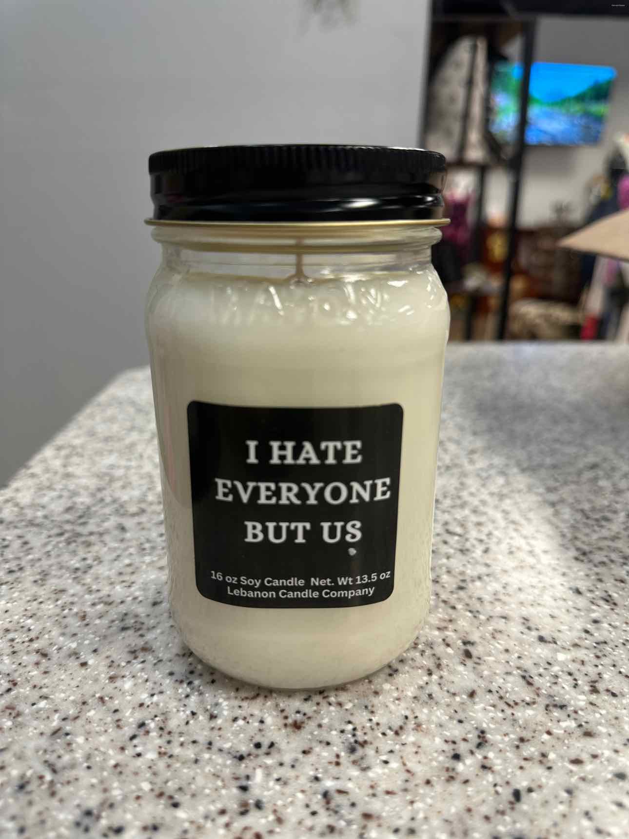Lebanon Candle Co Size 13.5 oz 100% Soy Mason Jar Candle