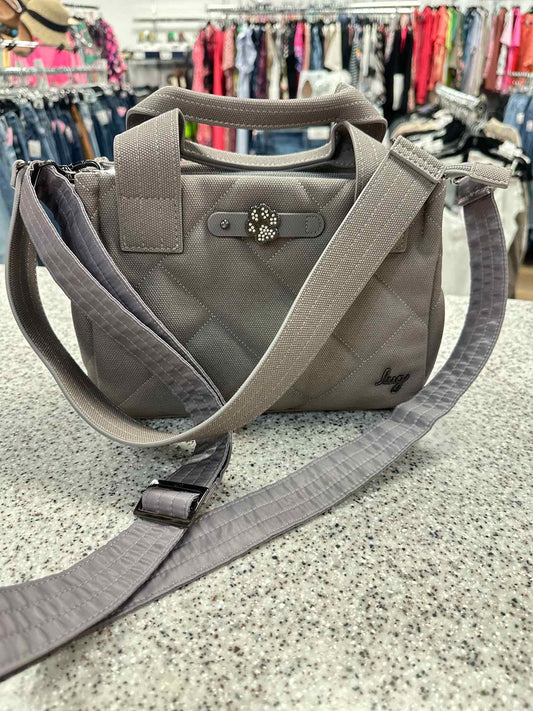 Lug Size Medium Gray Handbags