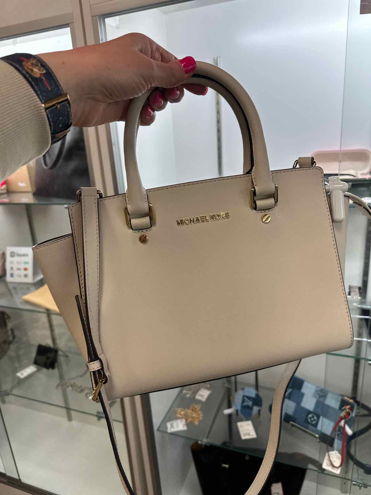 Michael Kors Selma Off-White Cream Handbag NEW NWT