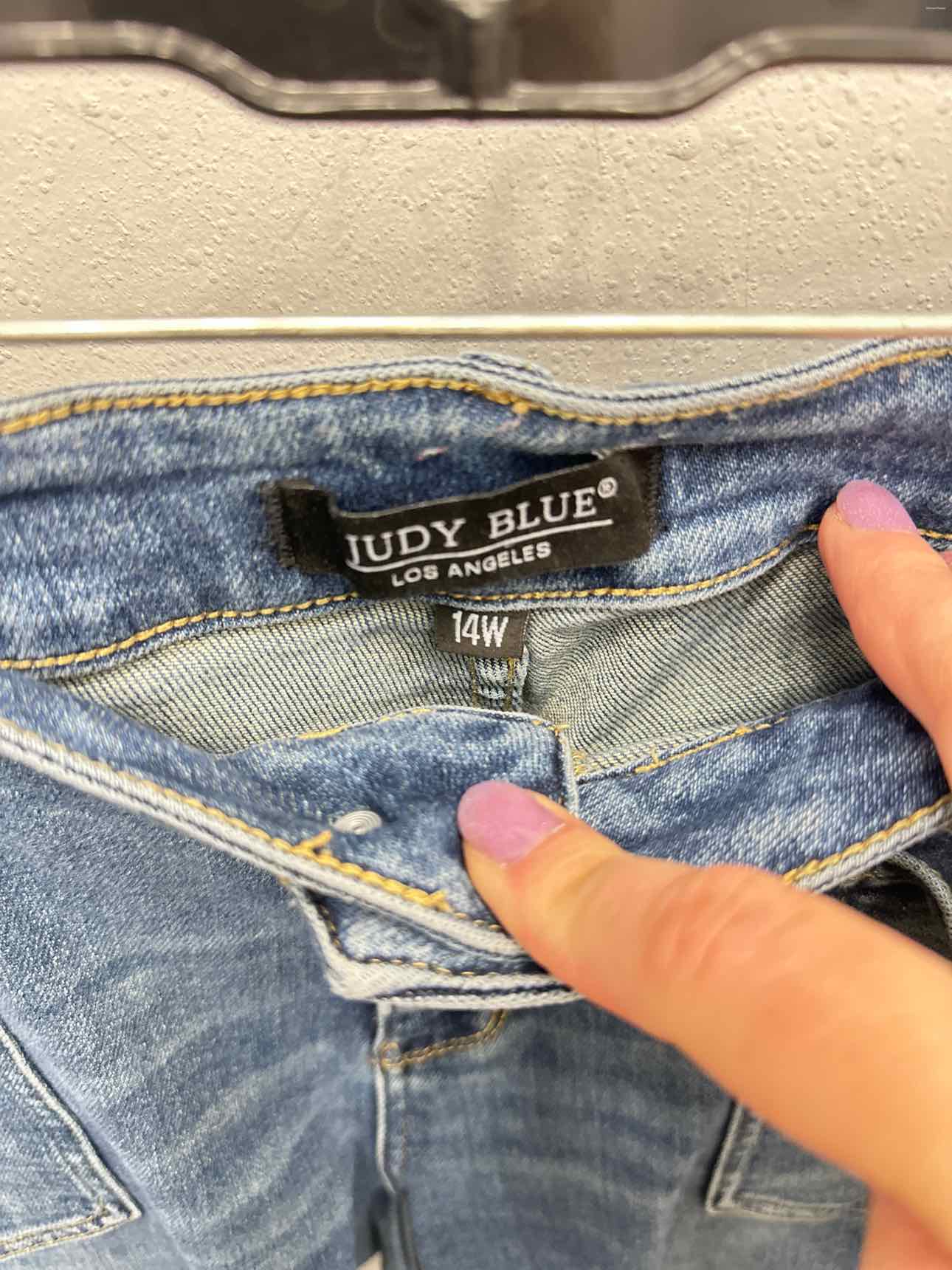 Judy Blue Jeans Size 14W Skinny Front Pockets