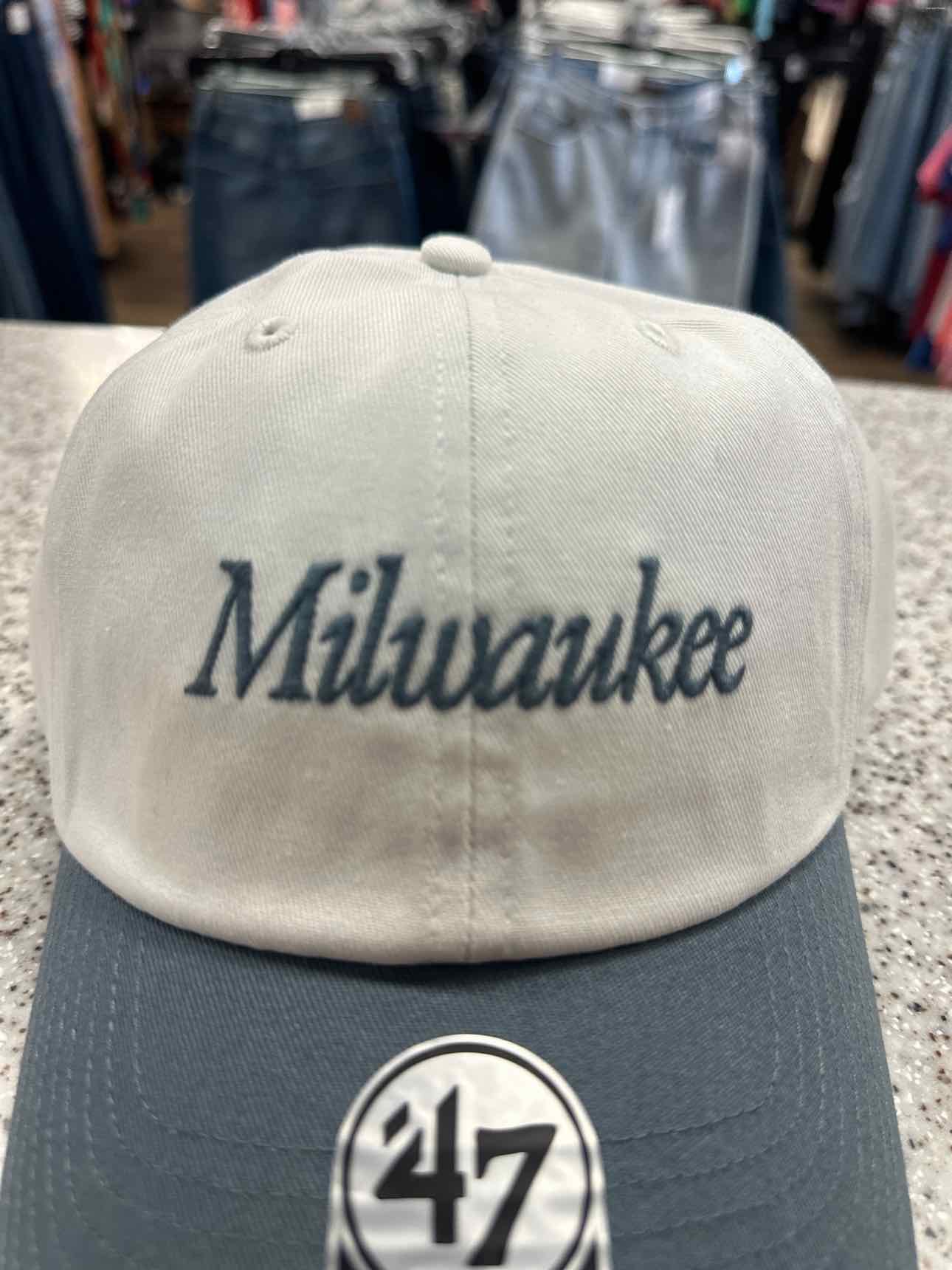 47 Brand NEW MKE Brewers baseball cap One Size Grey Hat