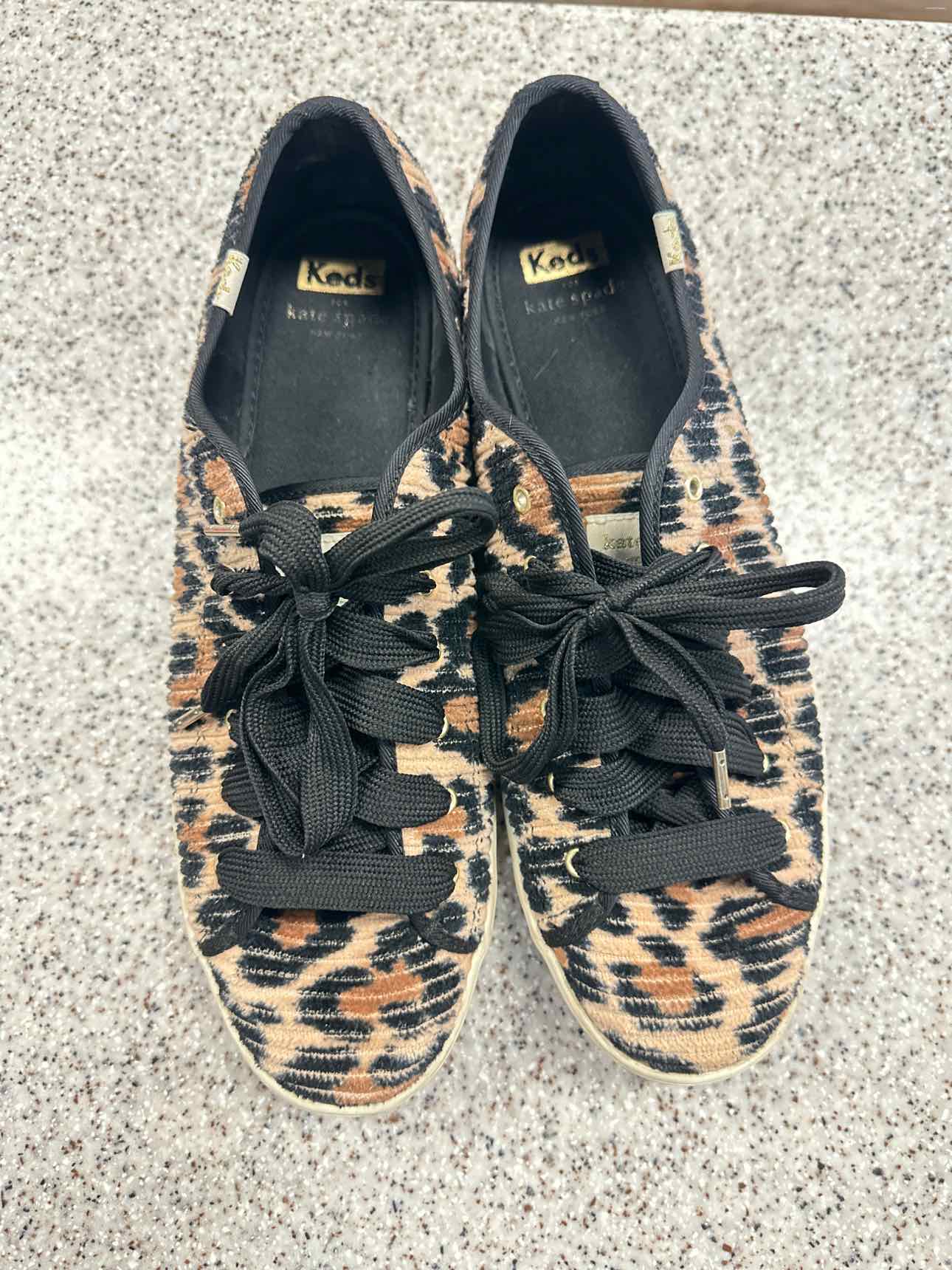 Keds for Kate Spade Size 10 Leopard Brown/Black Shoes