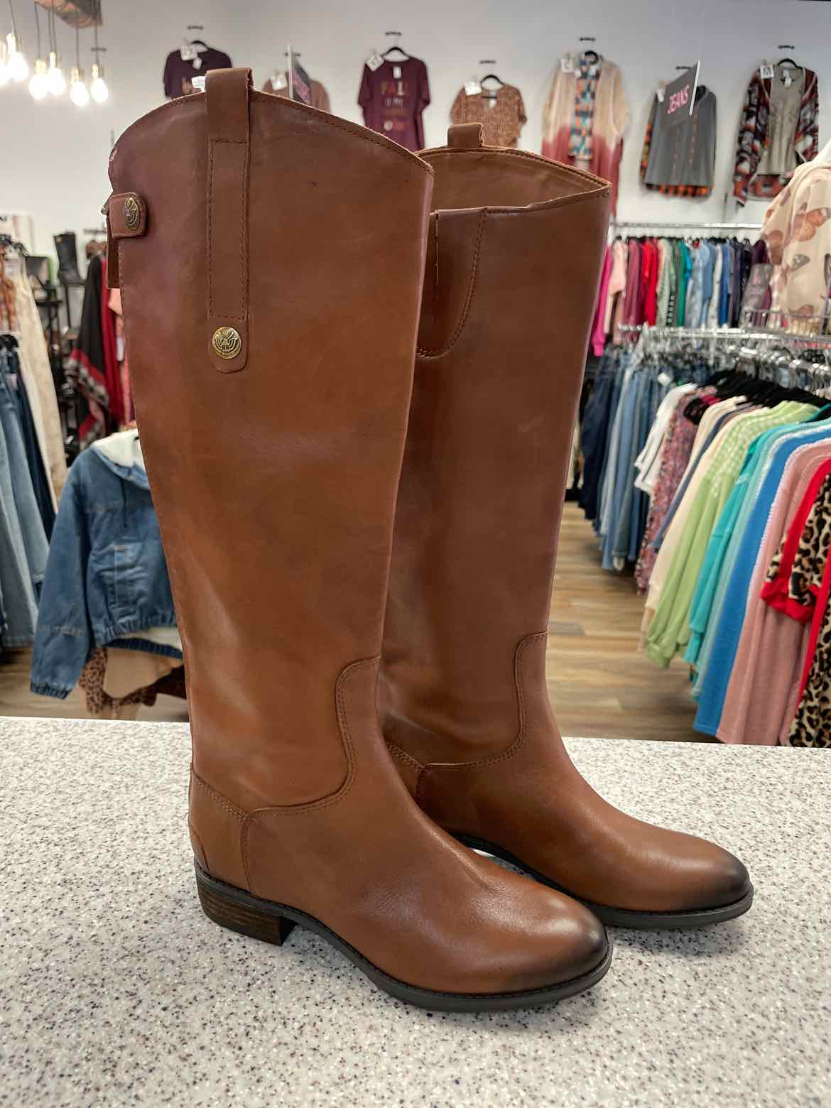 Sam Edelman Penny Leather Riding Boots Size 6 NEW