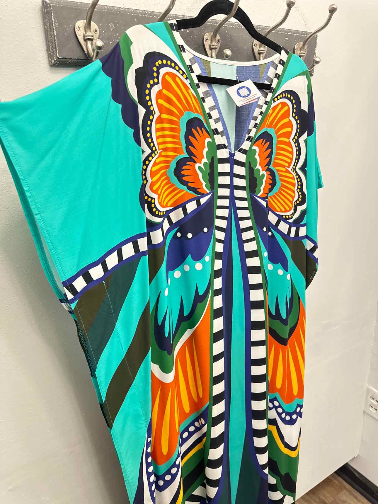 Kaftan Dress V-Neck Swimsuit Beach Cover Up Mumu MuuMuu Dress